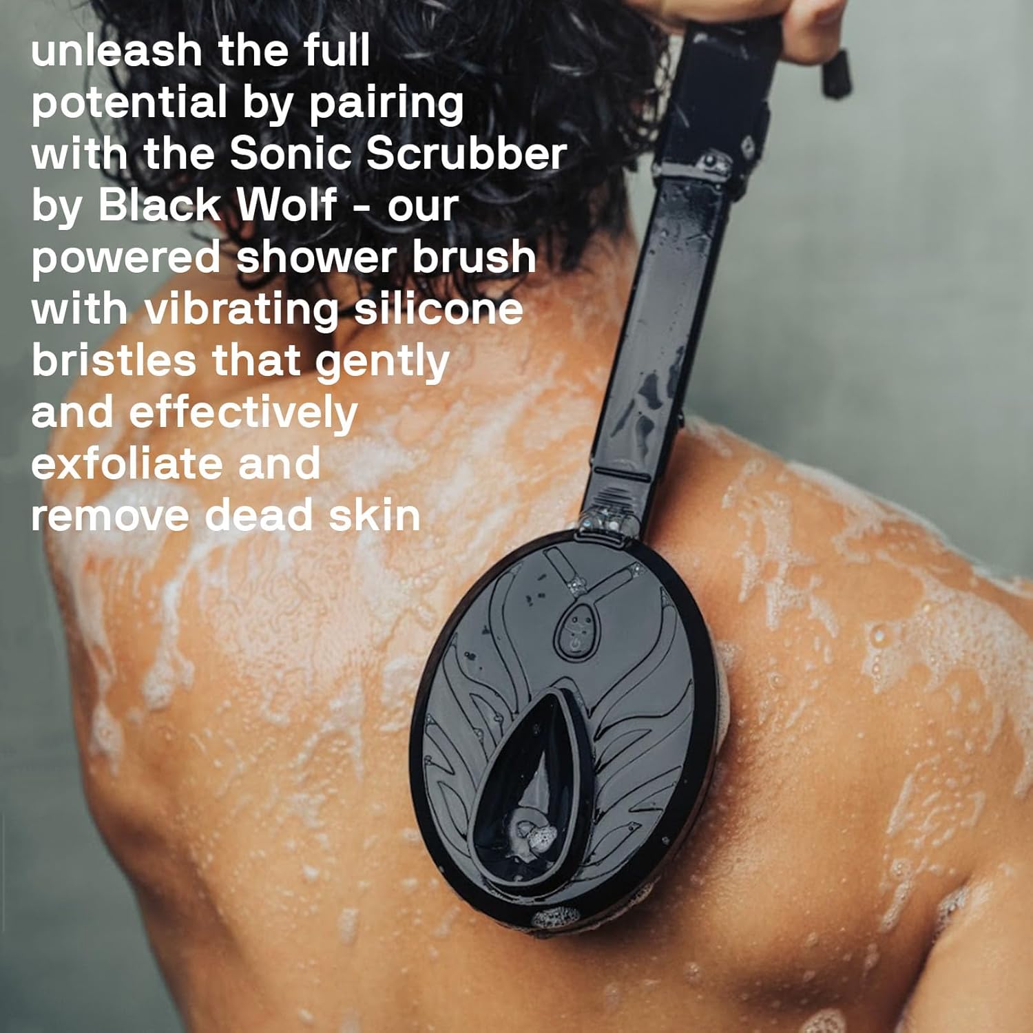 Black Wolf Sandalwood Moisturizing Body Wash 16 oz for Men Dry Skin Hydrating Cleanser - Image 6