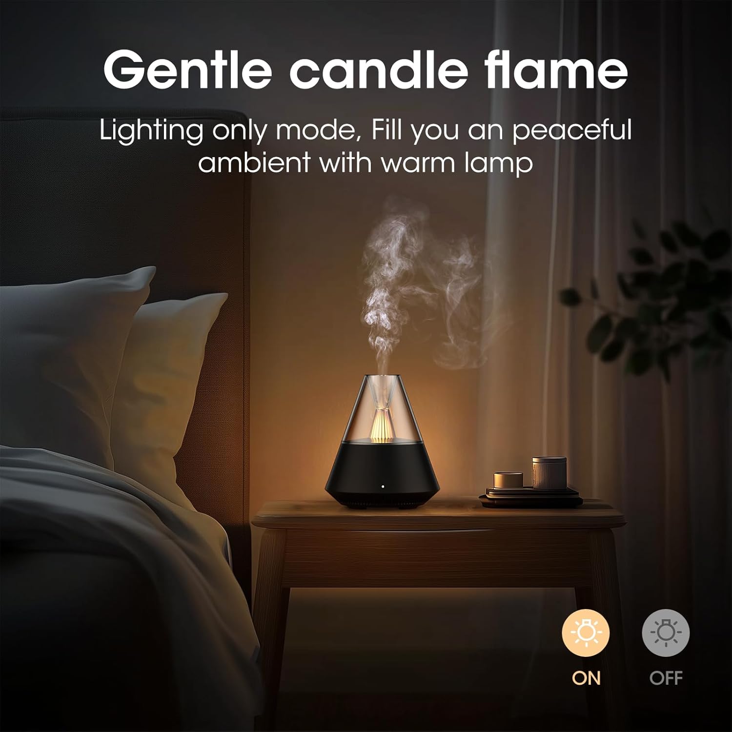 Black 150ml USB Modern Essential Oil Diffuser with Remote Control Aromatherapy - Image 4