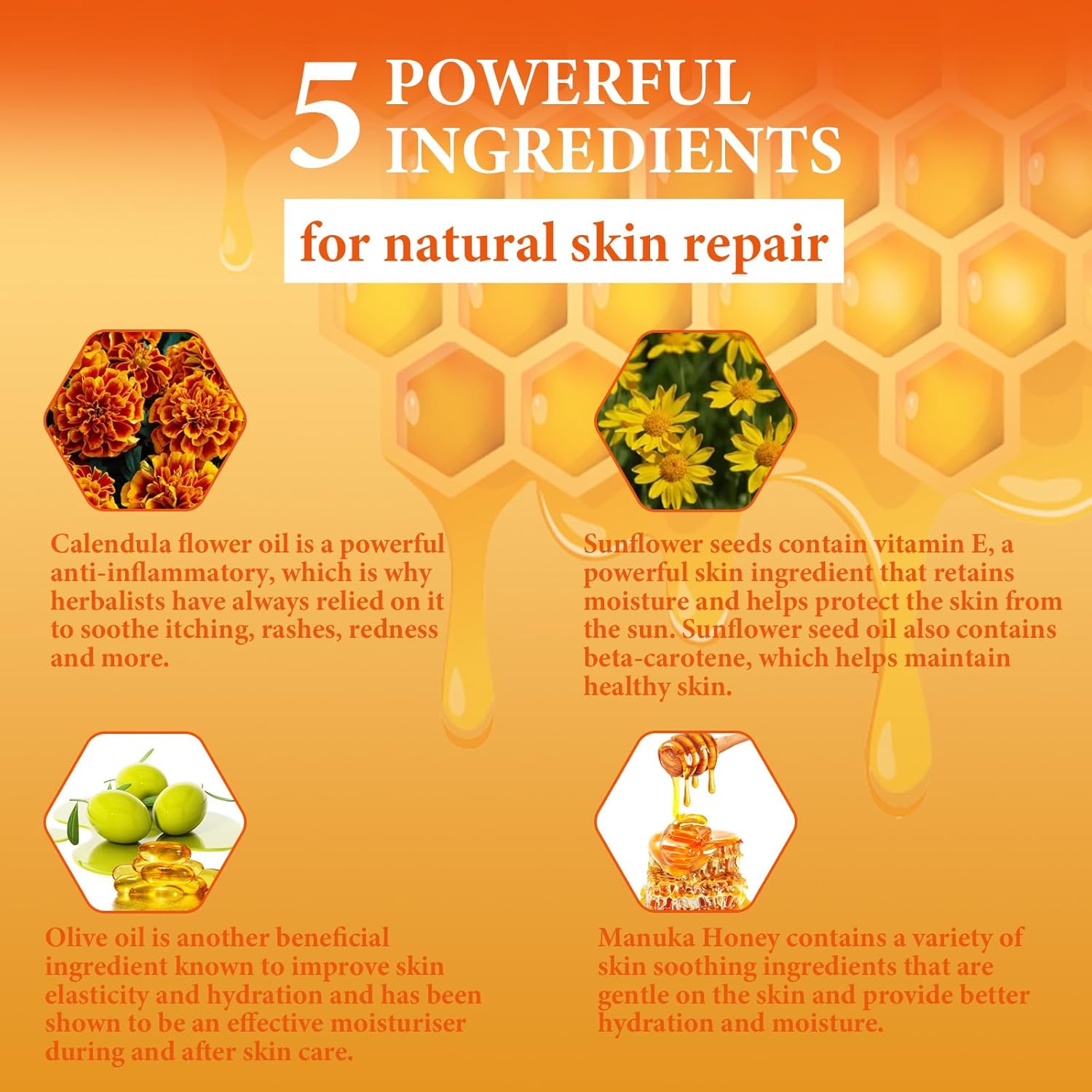 Manuka Honey Bee Venom Eczema Cream Natural Dry Skin Relief Moisturizer 4 oz - Image 8