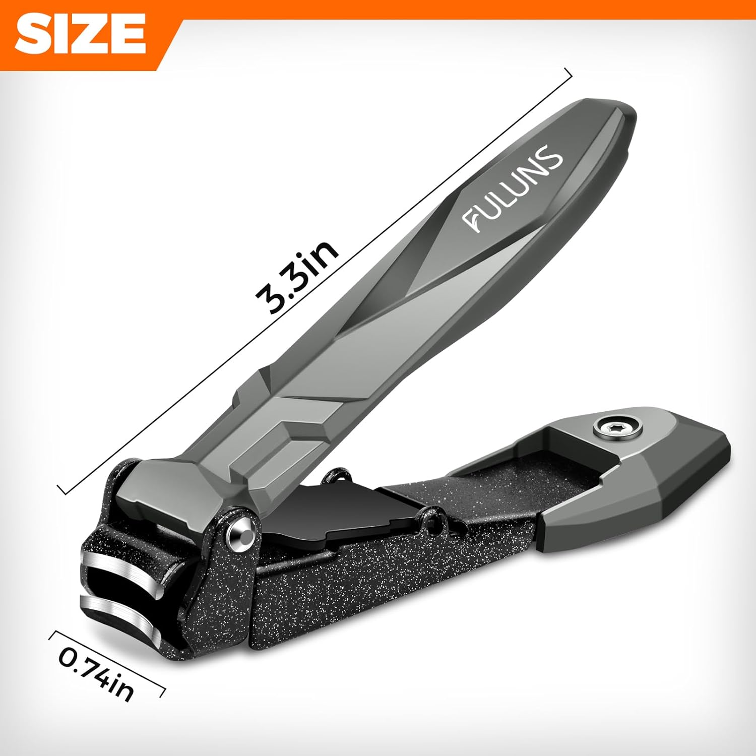Heavy Duty Nail Clipper Set with Catcher, Ultra Sharp for Men, Women, and Seniors - Image 8