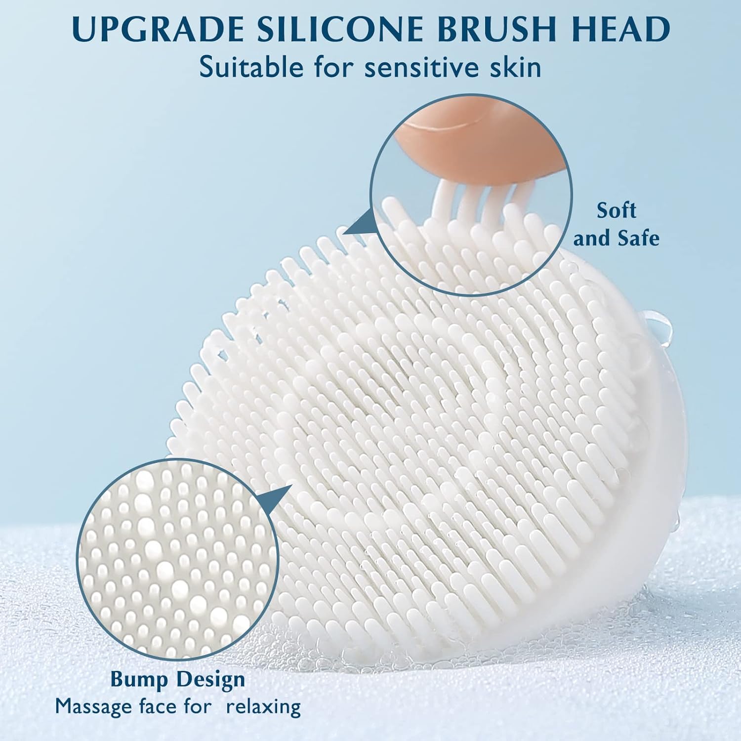 COSLUS 7-in-1 Waterproof Silicone Electric Facial Cleansing Brush Skin Care Device - Image 4