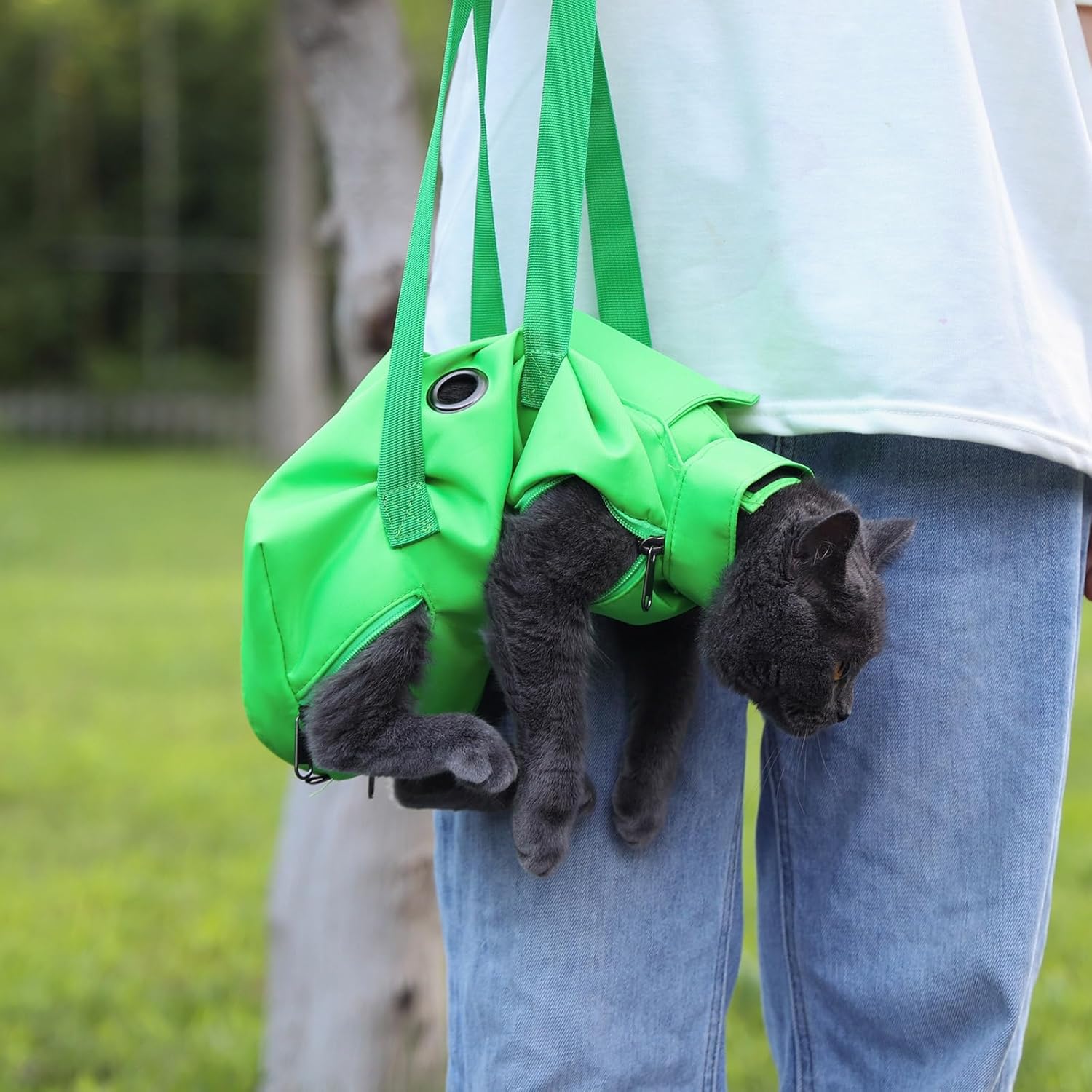 Pet Grooming Restraint Bag for Nail Trimming and Exams, 17x10 Inches, 6-12 lbs Capacity - Image 9