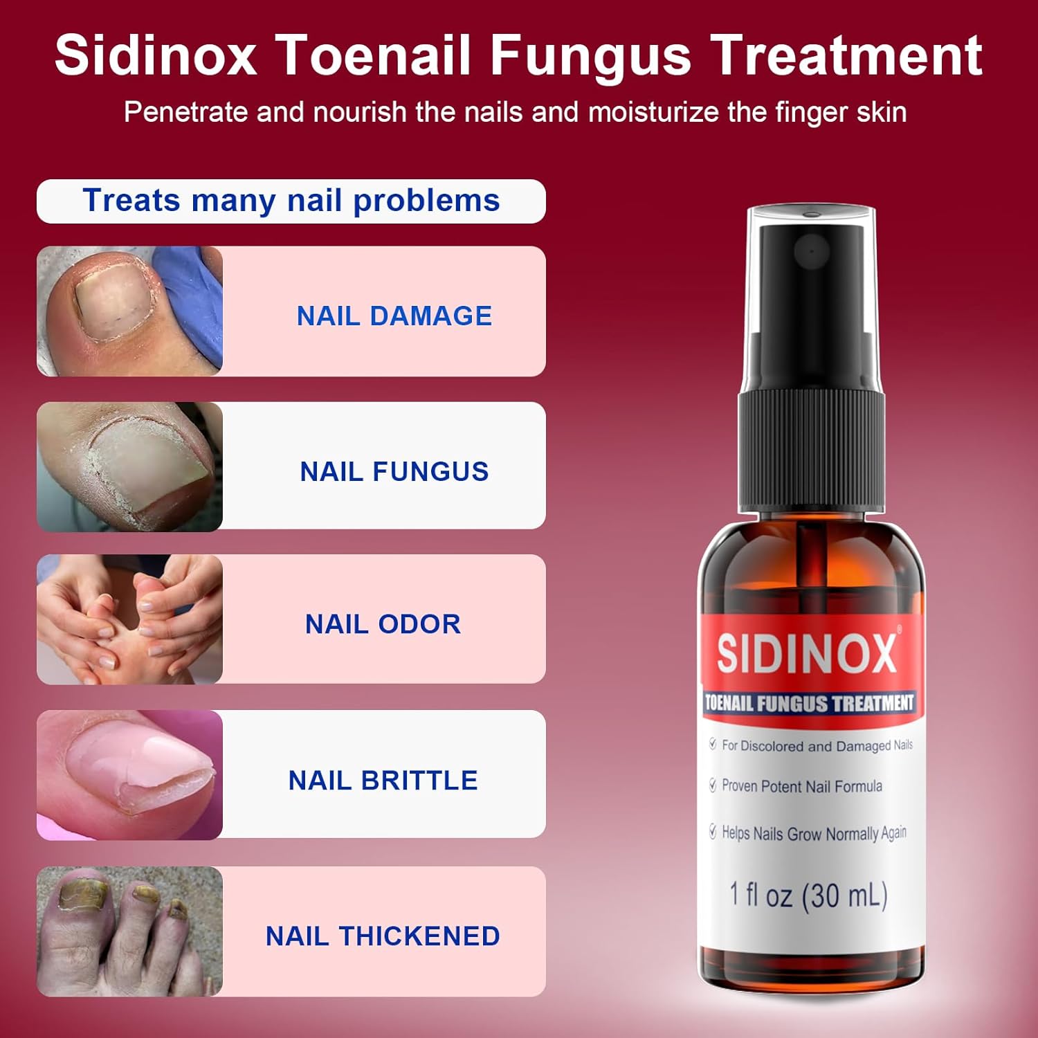 Extra Strength Toenail Repair Liquid for Damaged, Discolored Nails - 2 Pack - Image 2
