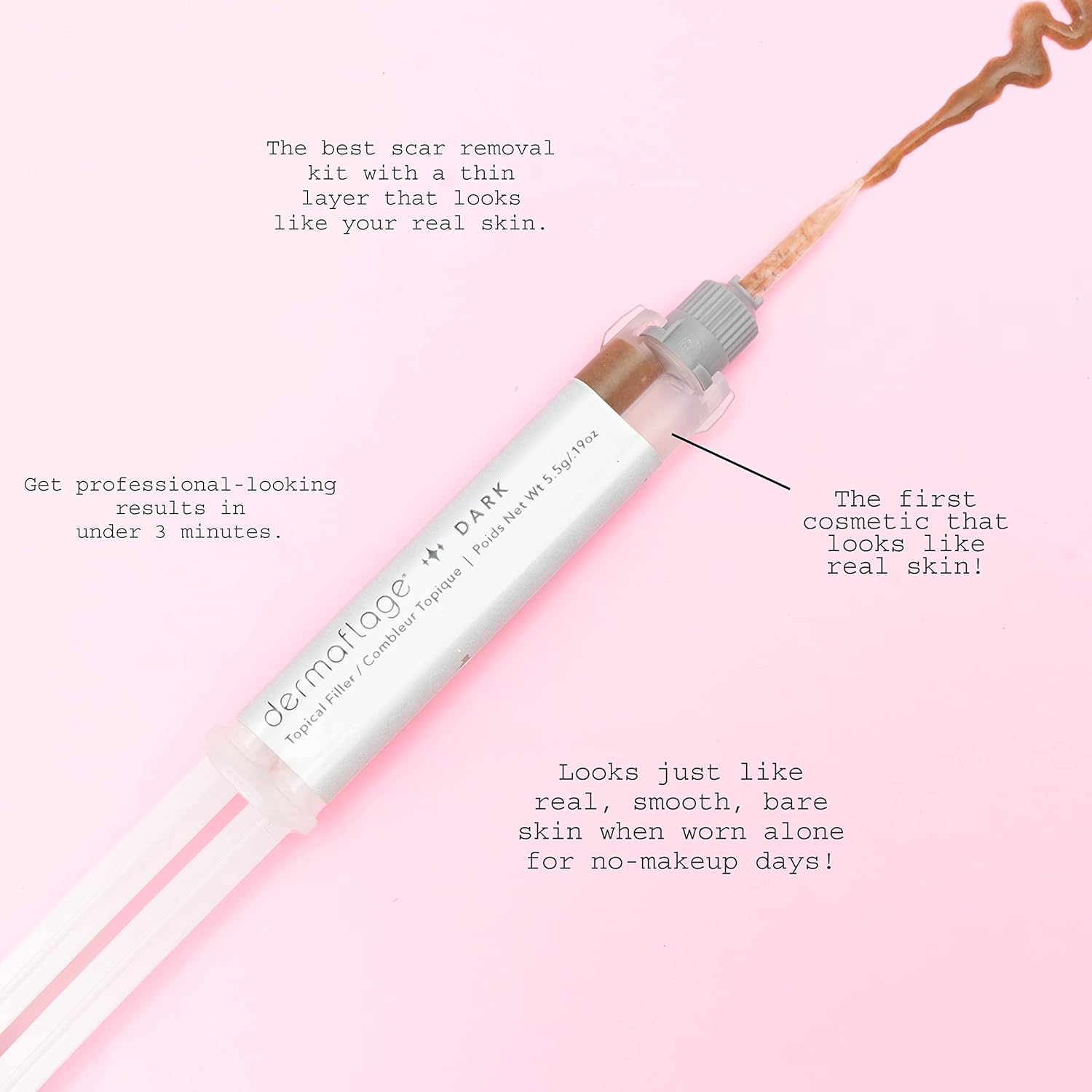 Dermaflage Medium Cool Scar Filler Kit Waterproof Concealer 1 Month Supply - Image 7