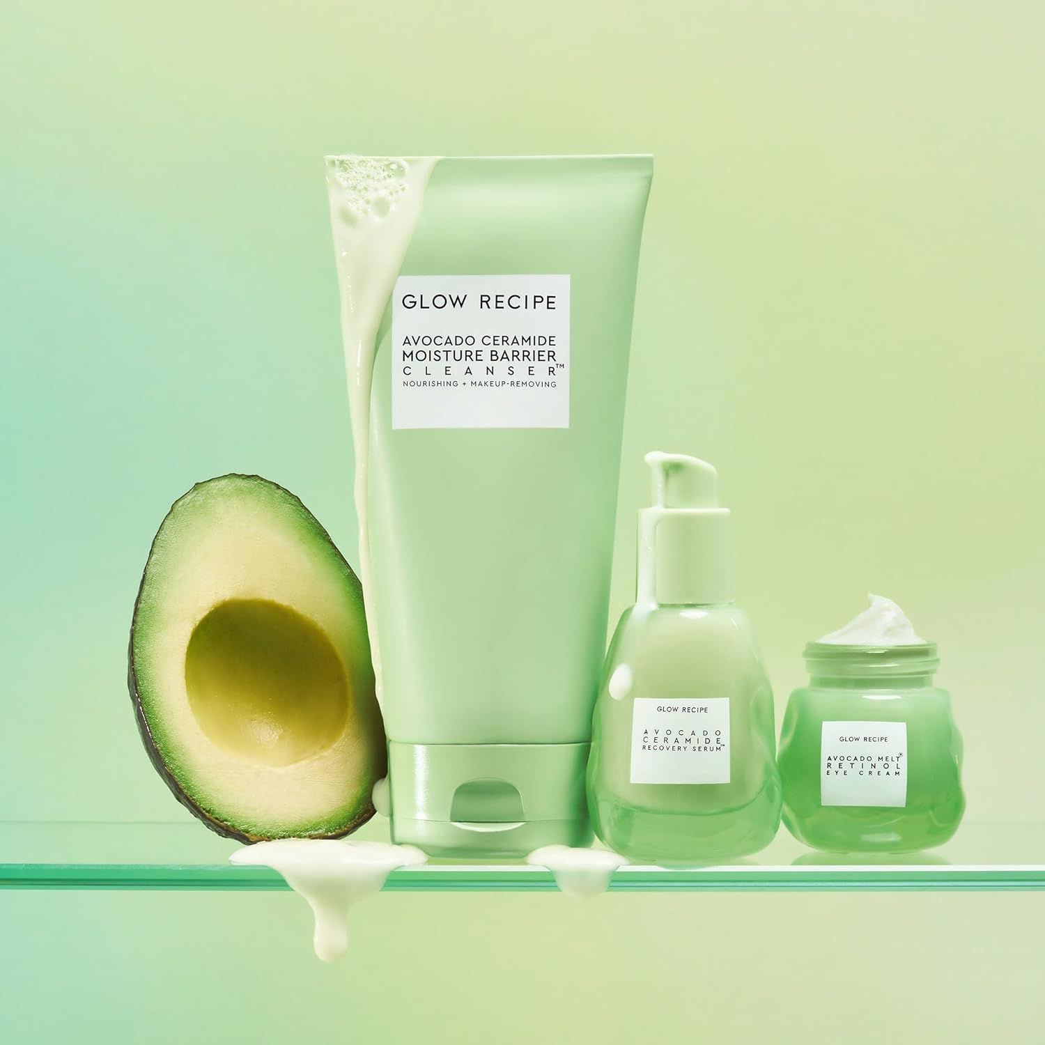 Glow Recipe Avocado Ceramide Facial Cleanser 150ml Dry Skin Hyaluronic Acid Hydration - Image 7