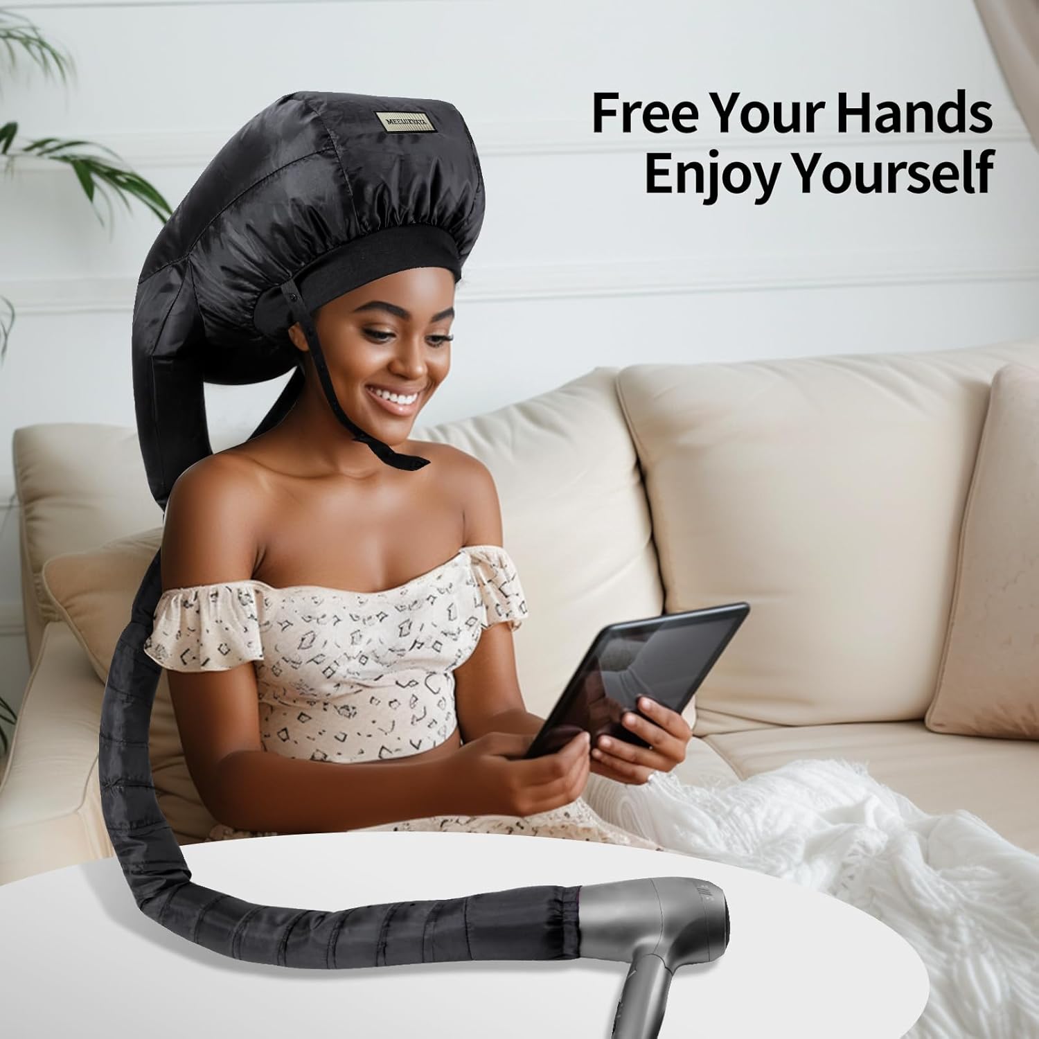 Portable Hair Dryer Diffuser Attachment for Curly Hair, Easy Travel Use - Image 5