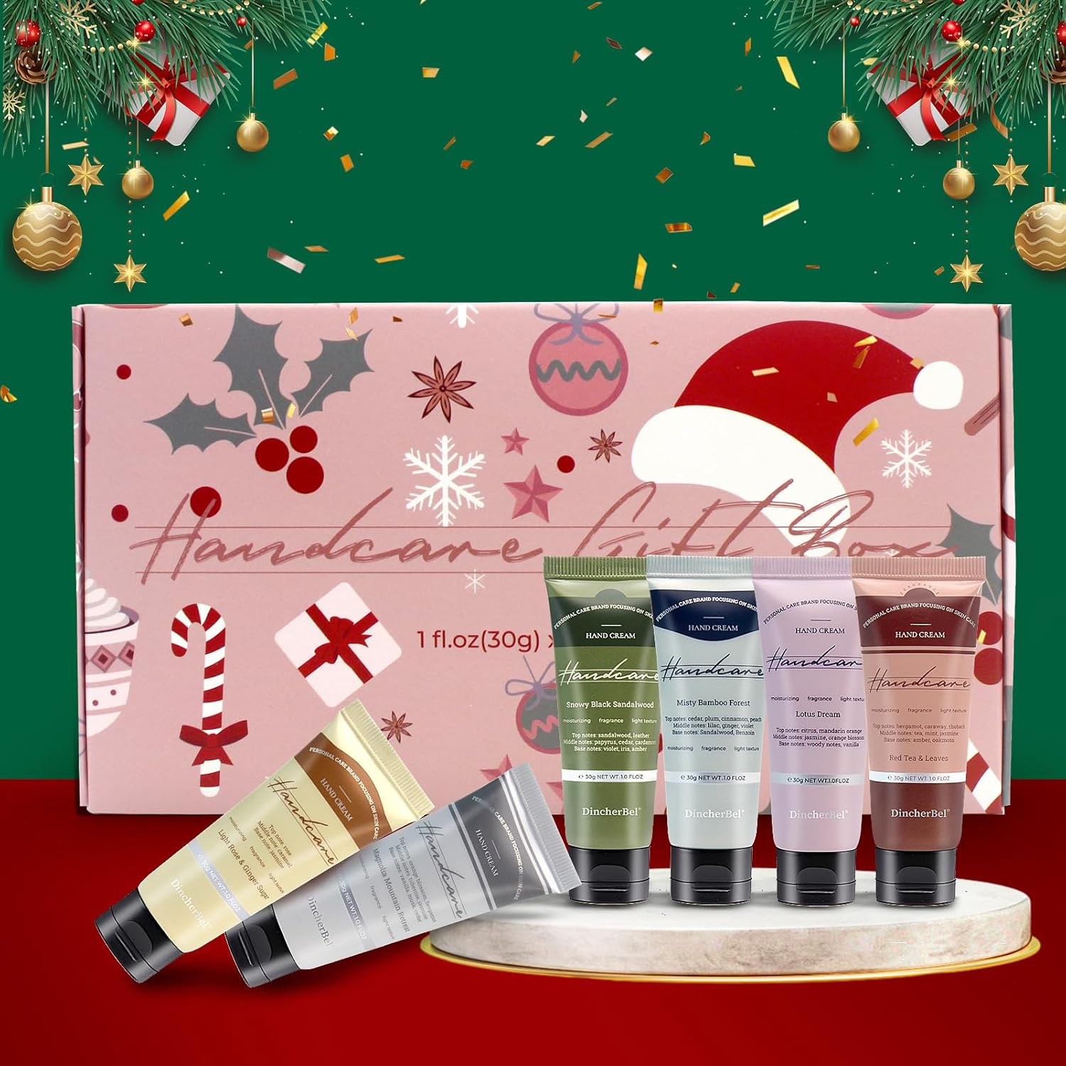 Luxurious Scented Hand Lotion Gift Set, 6 Travel Size Creams for Dry Skin, 1.0 oz Each - Image 7