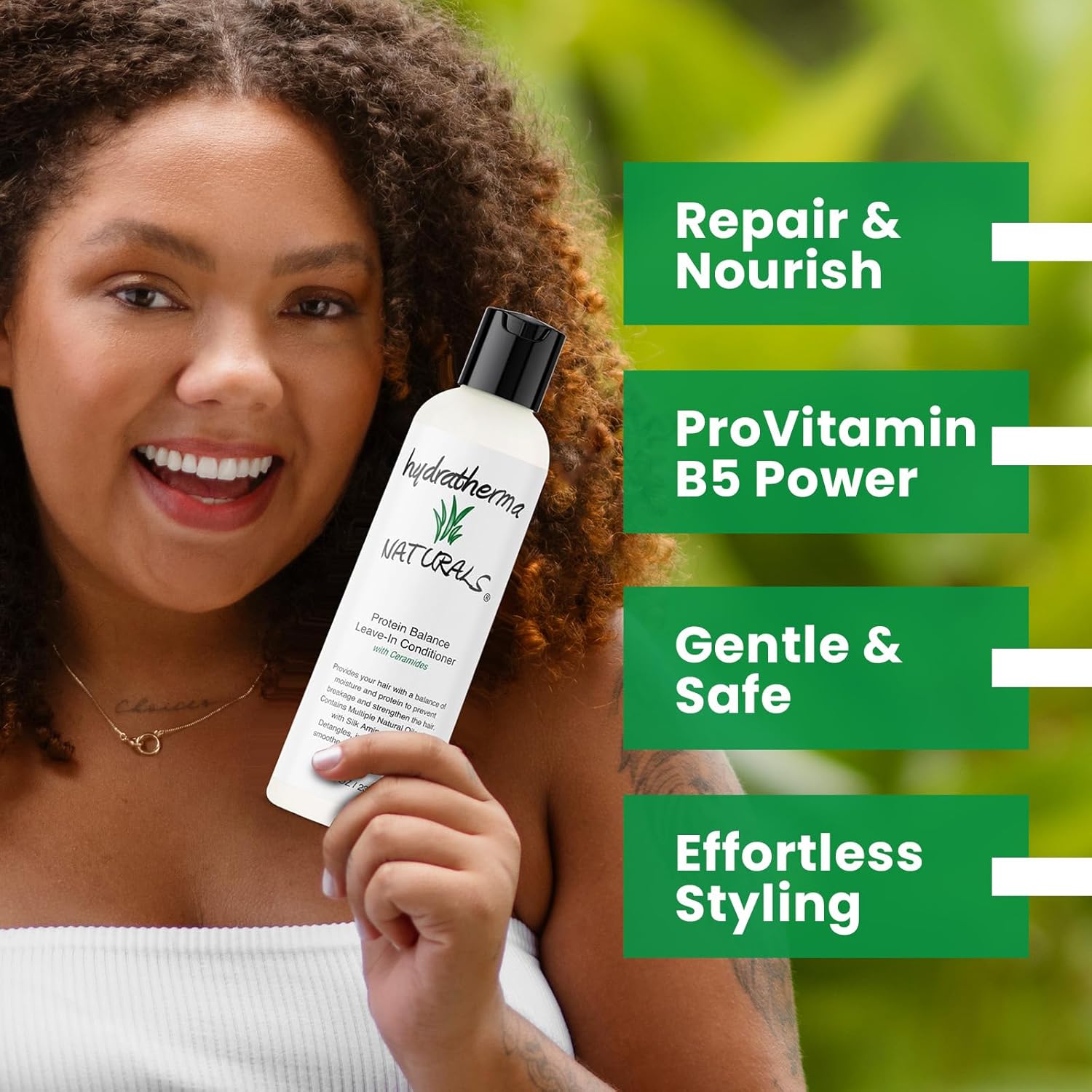 Hydratherma Naturals Protein Balance Leave-in Conditioner 8 oz for Healthy Hair - Image 5
