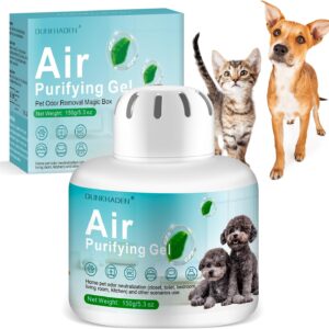 Pet Odor Eliminator, Air Purifying Gel - Suitable for Home Pet Deodorant Box & Cat Litter Deodorizer to Freshen Air, Neutralize Odor 5.3 oz./150g