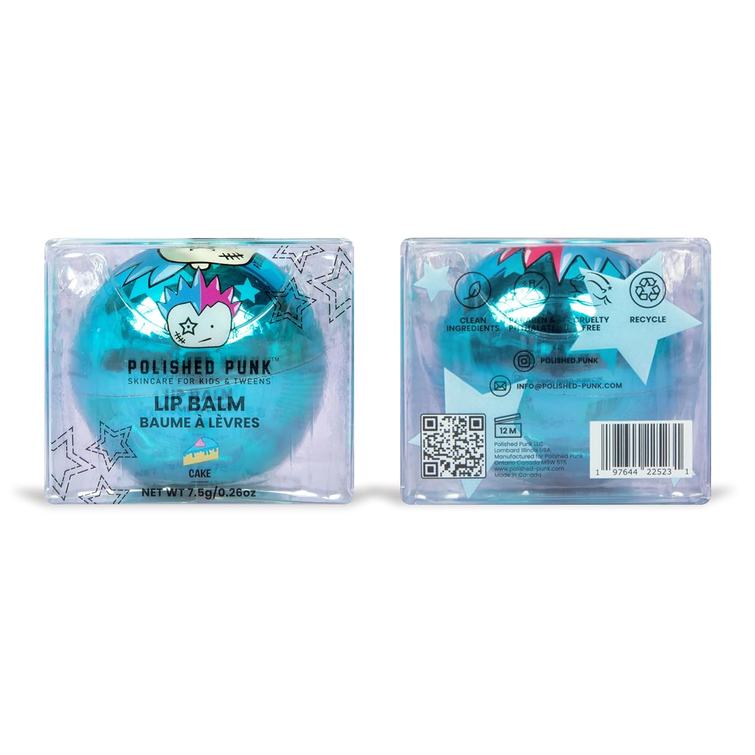 Moisturizing Twist-Off Ball Lip Balm for All Ages, Travel Size, Cake Flavor - Image 5