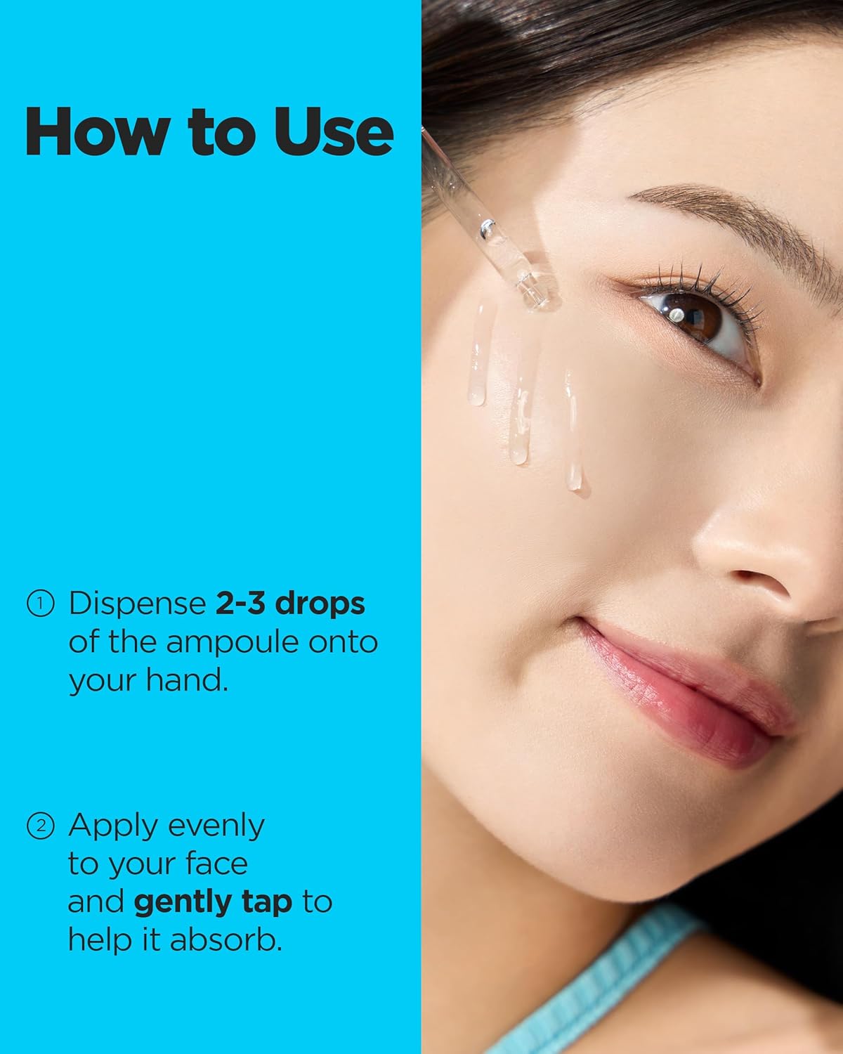 WELLAGE Real Hyaluronic Blue Ampoule 100ml Fragrance Free Hydrating Serum for Sensitive Skin - Image 8