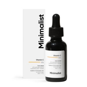 Minimalist 10% Vitamin C Serum for Brightening | Improves Hydration | For All Skin Types | For Women & Men | 1 Fl Oz / 30 ml
