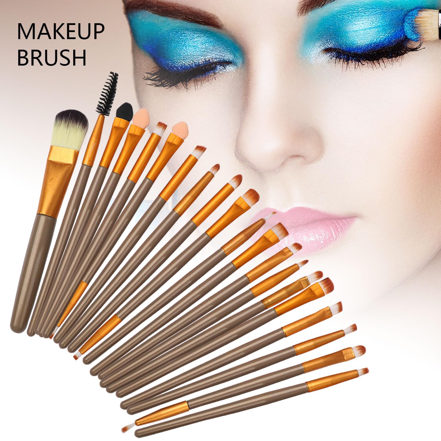 Pink All-in-One Makeup Kit with 28 Shades Eyeshadow Palette, Foundation, Eyeliner, Contour - Image 3
