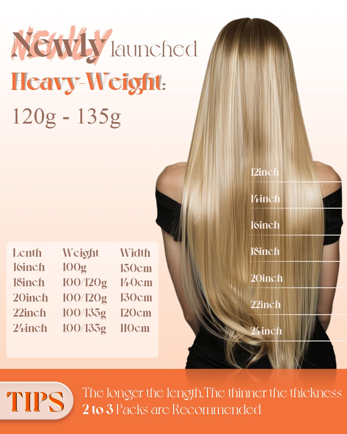Sunny Hair 22 Inch Jet Black Sew-In Human Hair Extensions Weft Bundles for Women 100g - Image 6