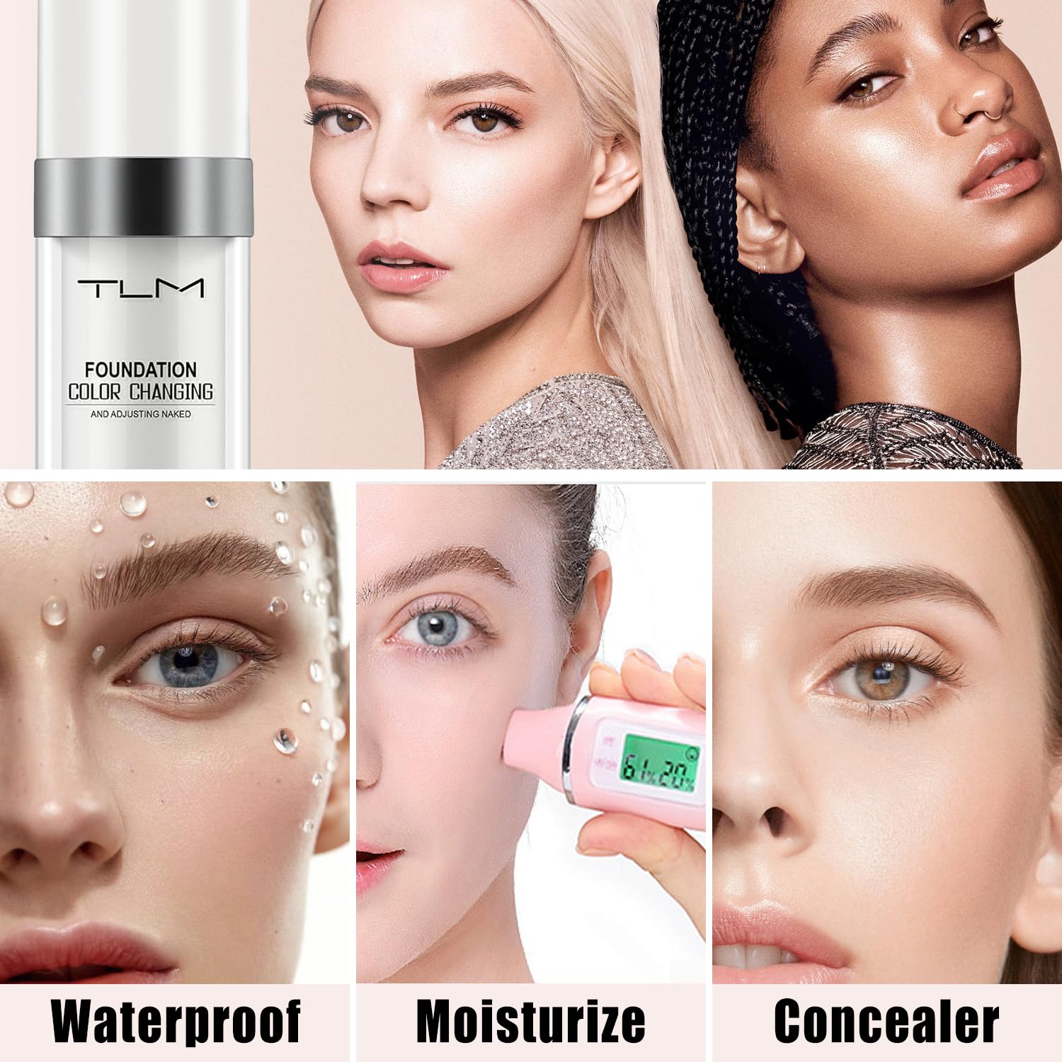 TLM Color Changing Moisturizing BB Cream Foundation with SPF15, 30ml, Natural Finish - Image 5