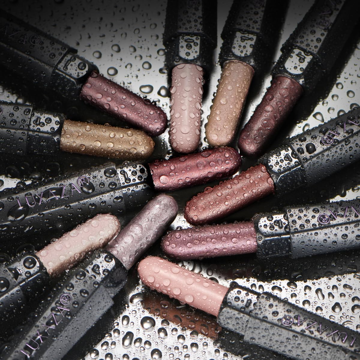 10 Piece Waterproof Brown Shimmer Matte Eyeshadow Stick Set for Women, Eye Brightener Crayon - Image 3