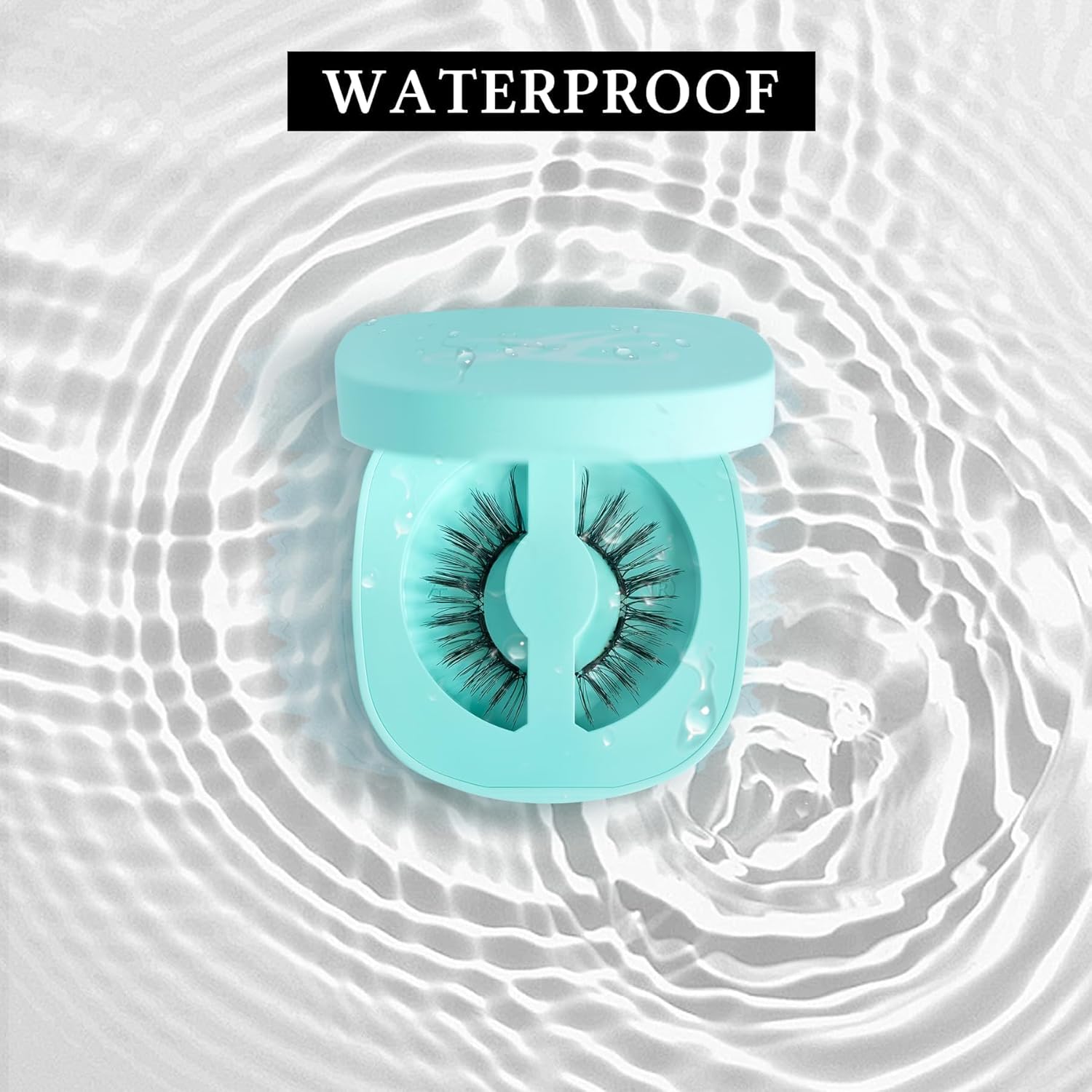 Natural Series Magnetic Eyelashes Reusable Waterproof Lightweight Wispy Look with Applicator - Image 5