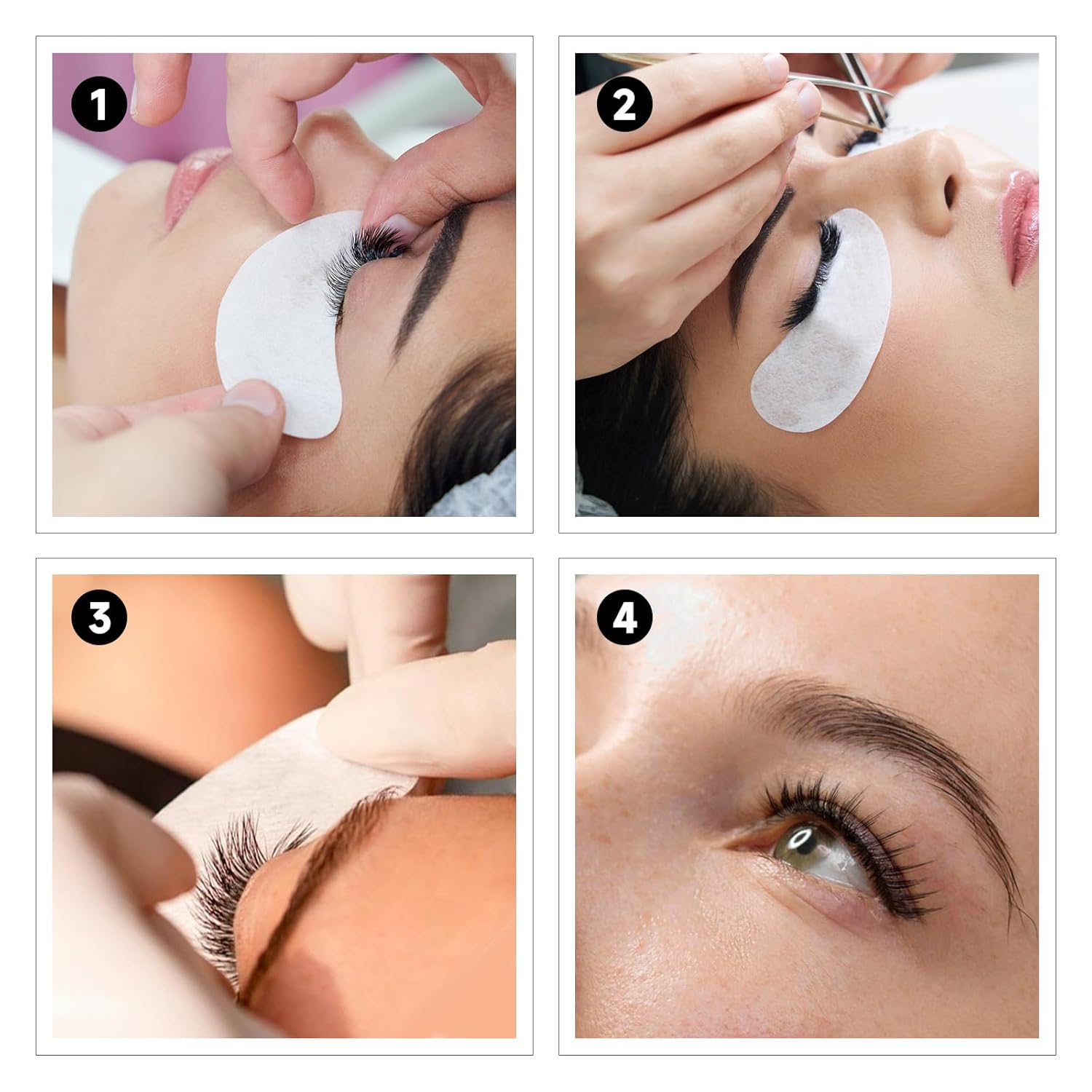 Vaincre 120 Pairs Hydrogel Under Eye Patches for Lash Extensions Lint-Free - Image 7