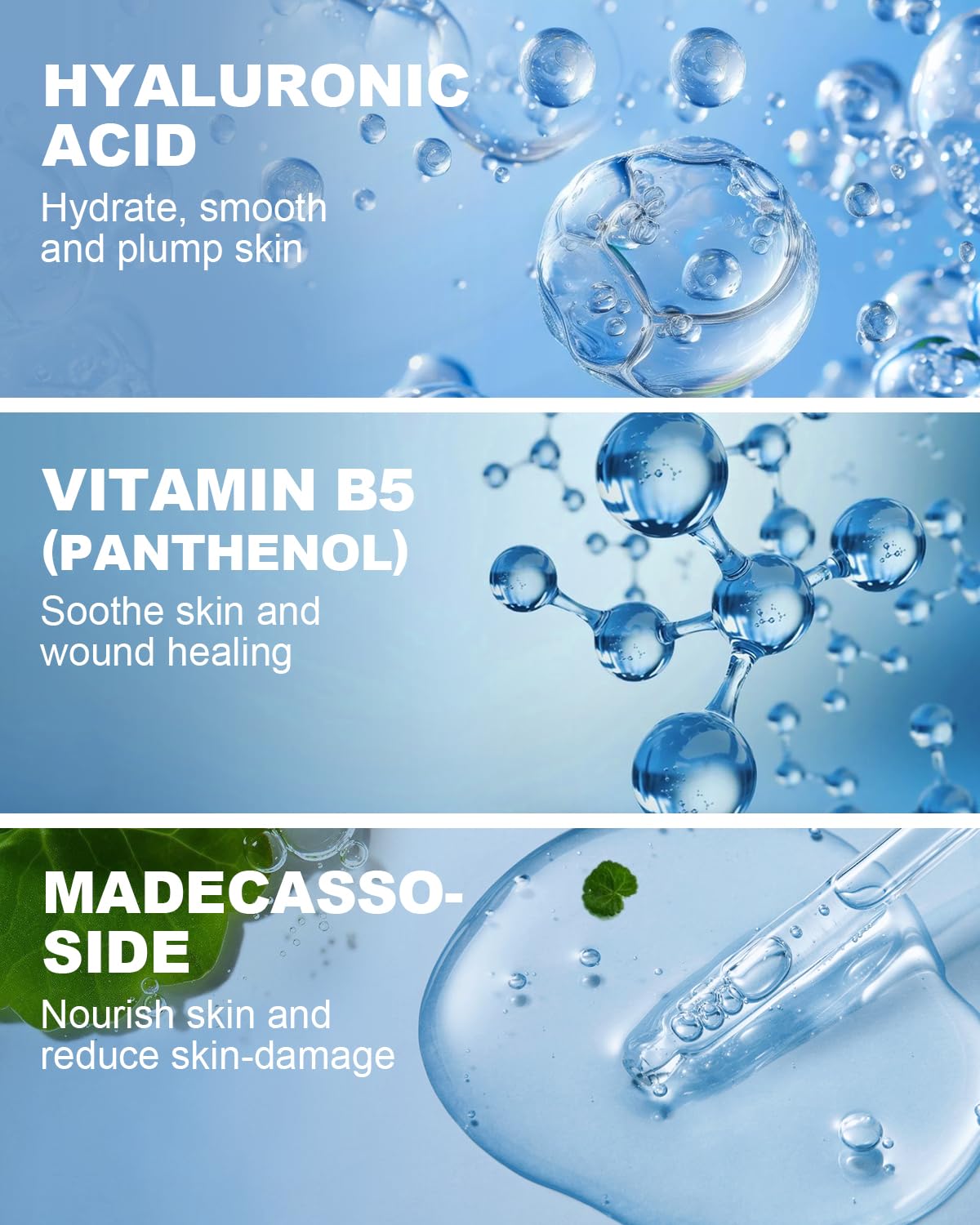 PU PLANTO B5 Hyaluronic Acid Serum 2oz, Hydrating Anti-Aging Formula with Vitamin B5 - Image 2