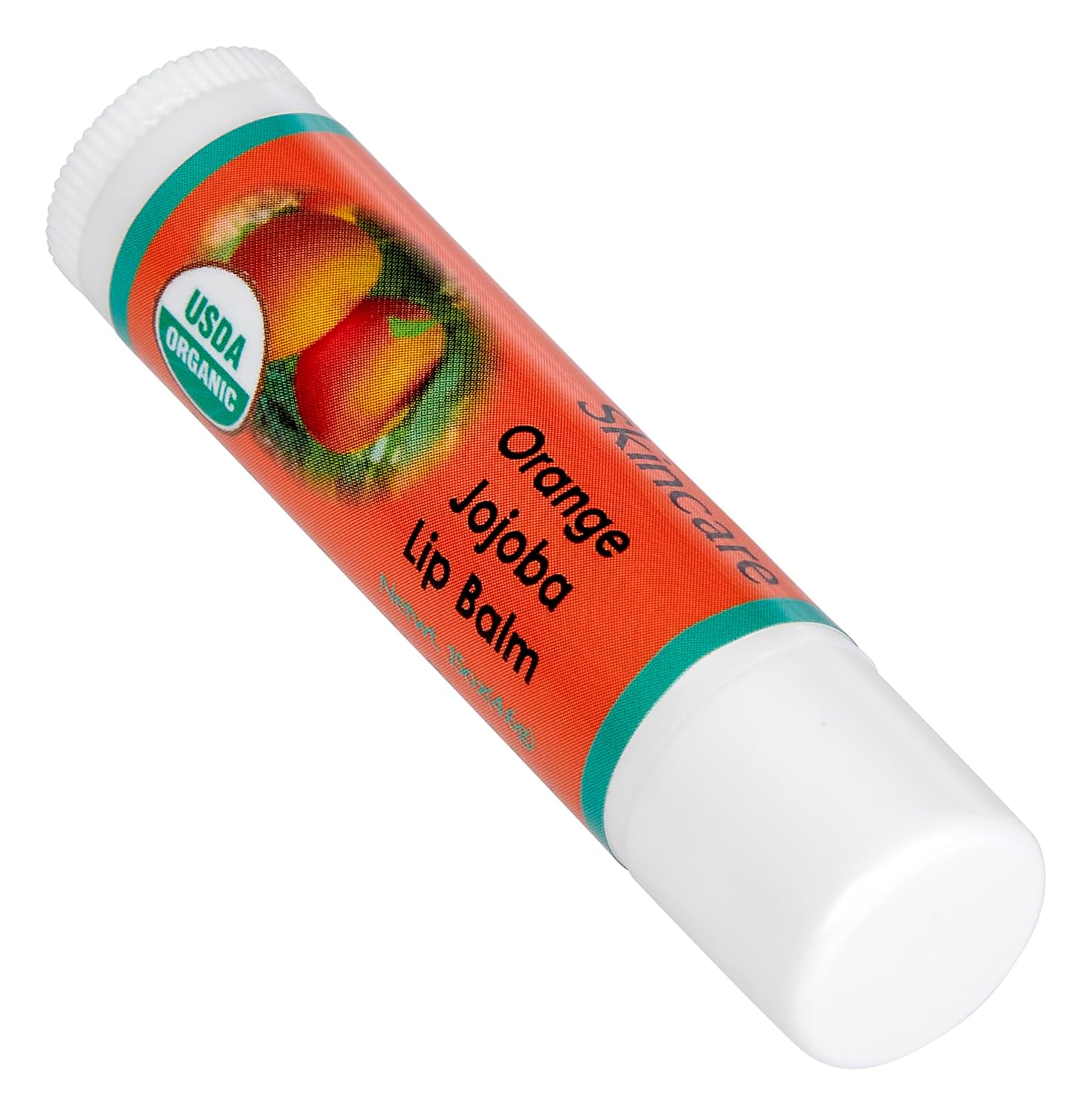Organic Orange Scent Lip Balm 2-Pack, 70% Jojoba Oil & Beeswax, 0.15 oz - Image 5