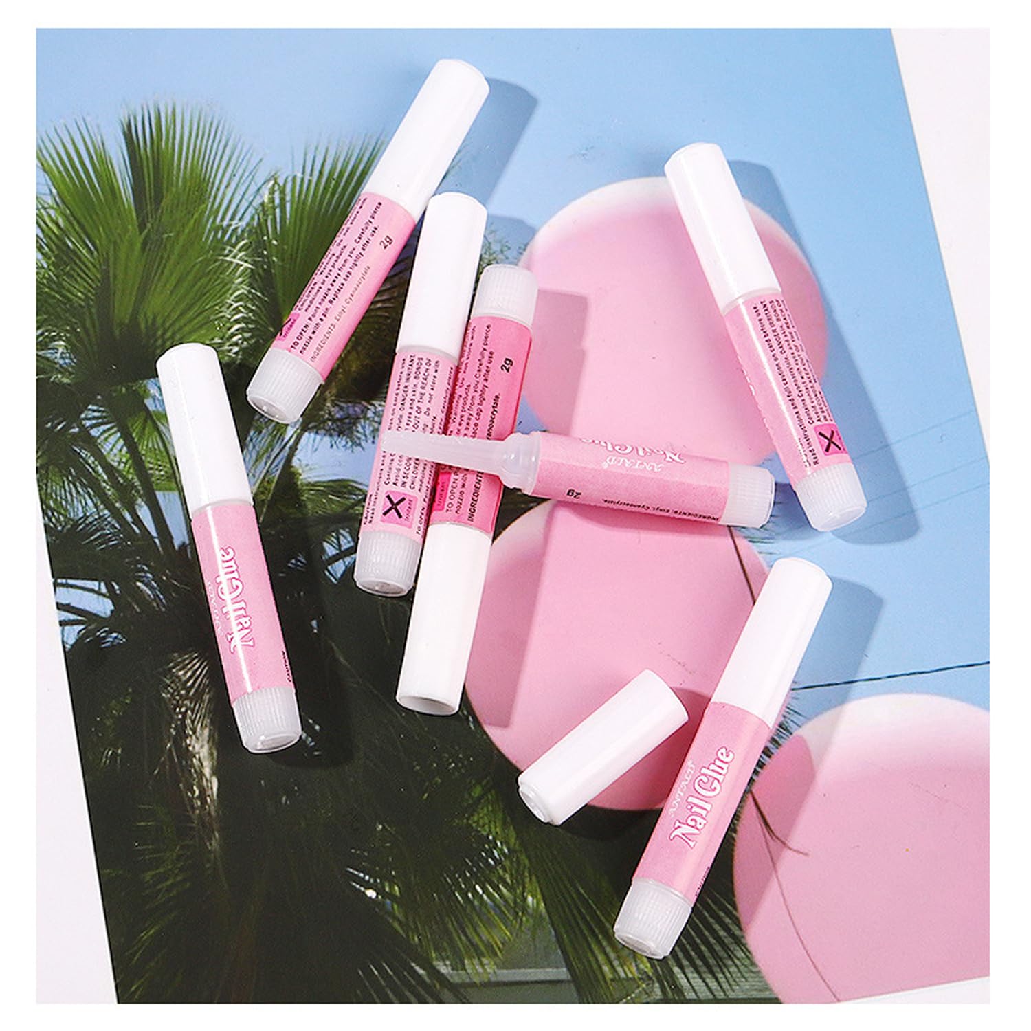 40PCS Super Strong Nail Glue for Acrylic Press-On Nails Quick-Dry Gel 0.07OZ Each - Image 7