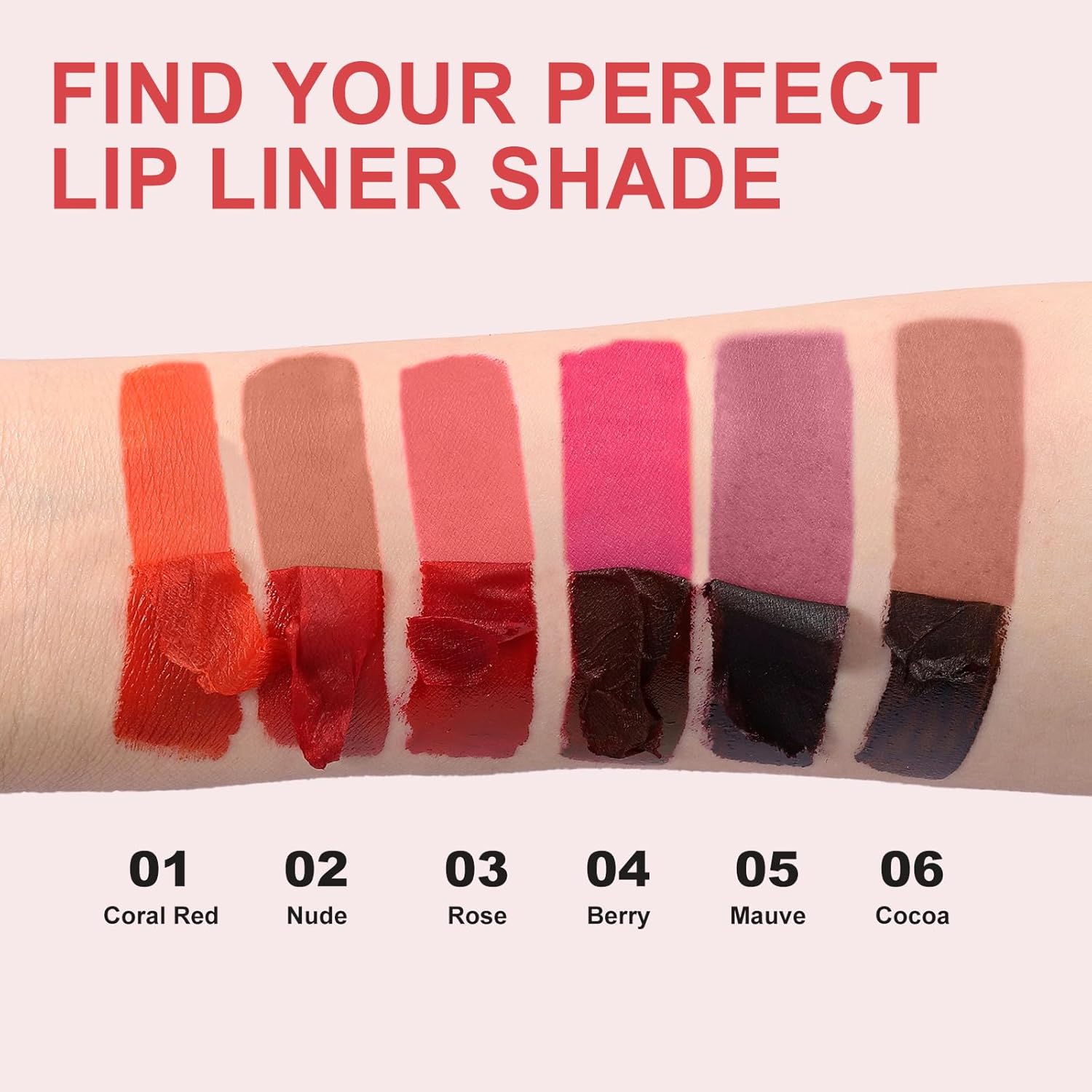 Coral Red Peel-Off Lip Stain Tattoo Liner, Long-Wear Waterproof Matte Finish, 1 Count - Image 8