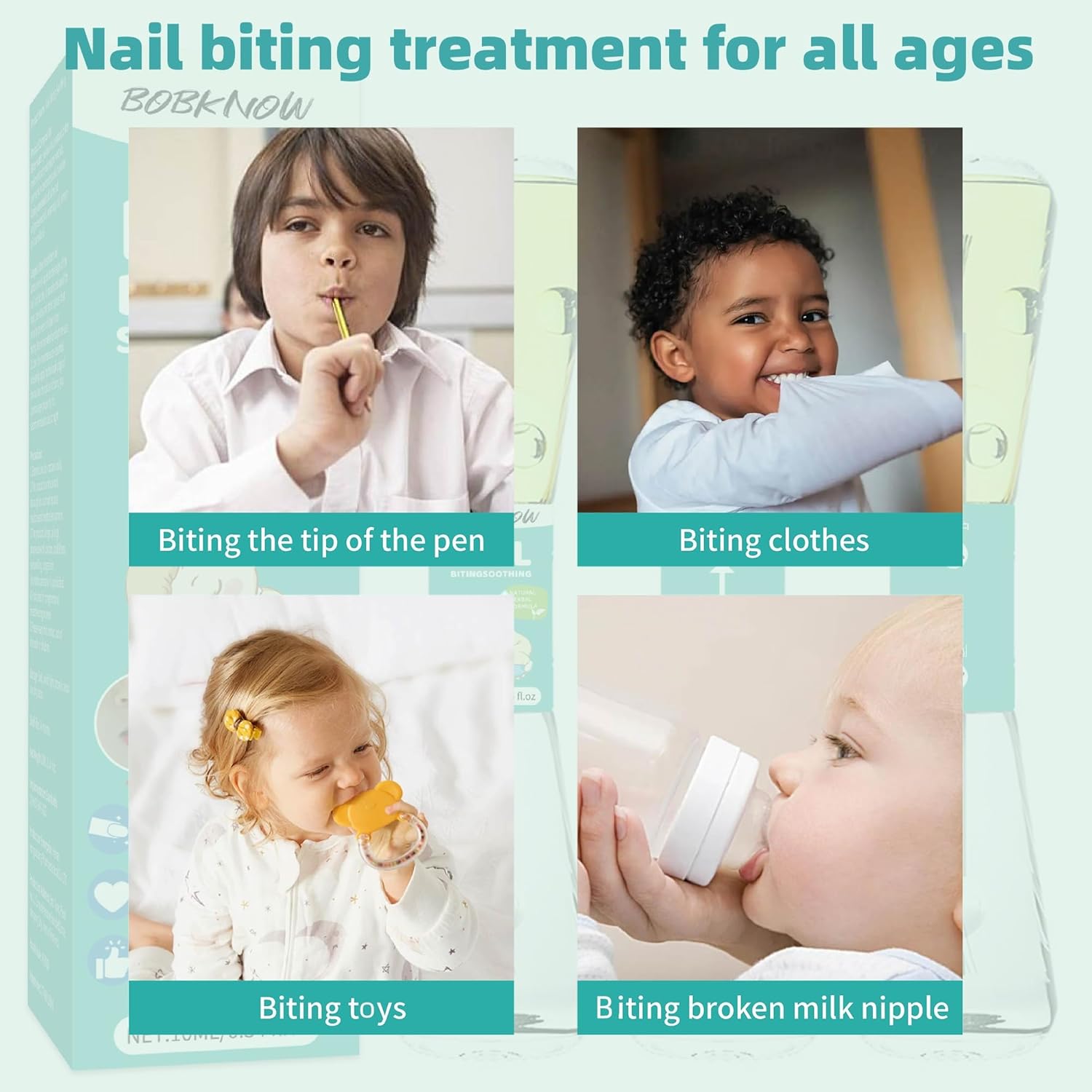 10 ml Nail Biting Treatment for Kids with Bitter Melon Extract to Prevent Biting and Repair Nails - Image 5