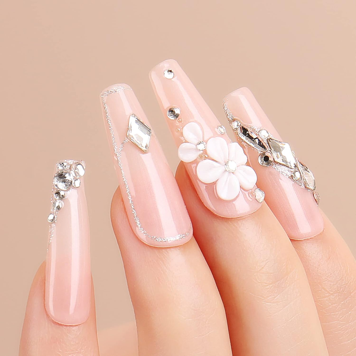 AIMEILI 6pcs Nude Pink Gel Nail Polish Set, 10ml Each, All Seasons Collection - Image 8