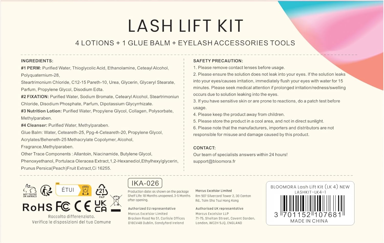 Beginner & Pro Lash Lift Kit, 15 Applications, Lasts 6-8 Weeks - Image 7