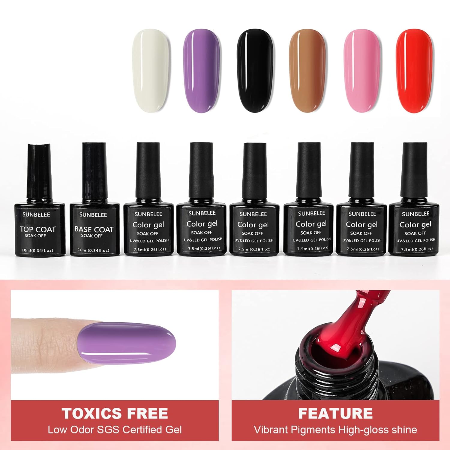 Professional Acrylic Nail Kit with UV Light, Gel Polish, Drill, Art Tips and Decorations for DIY Nail Art - Image 5