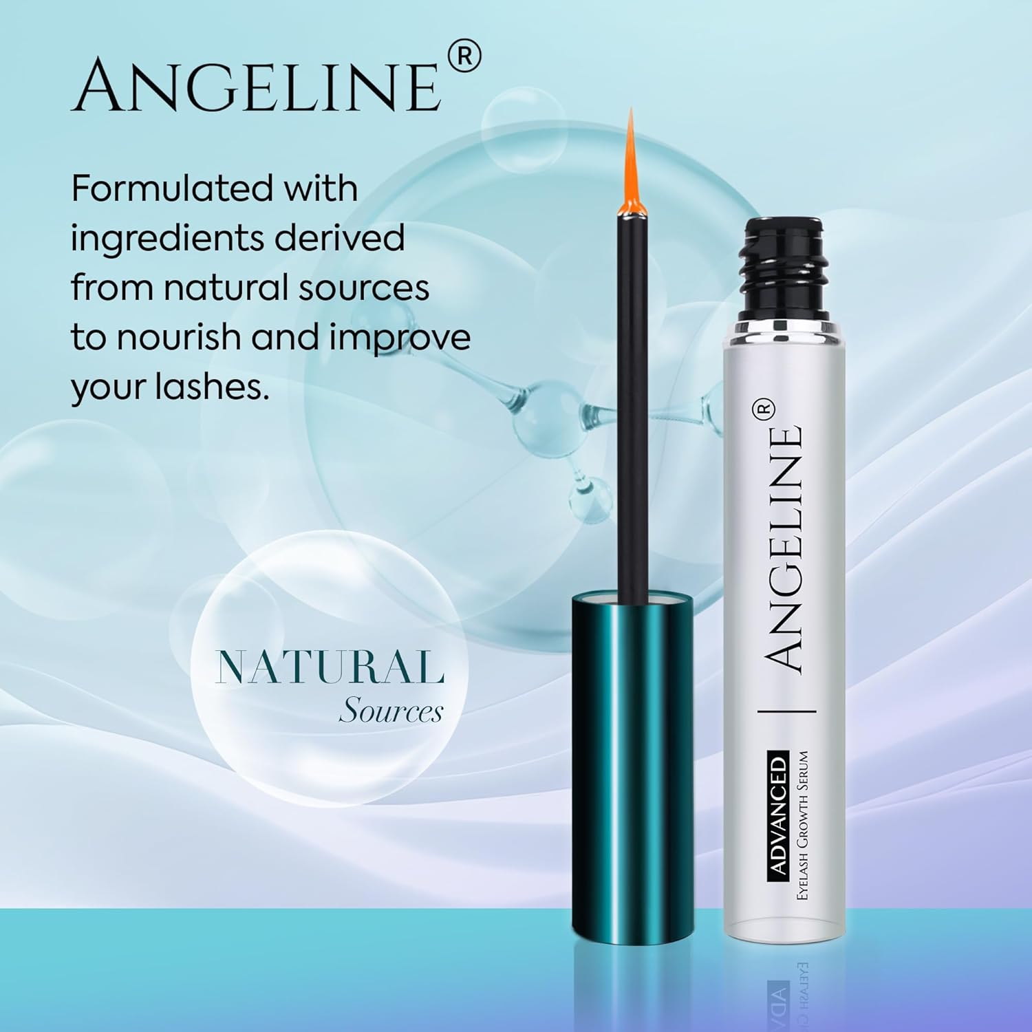 Premium 5ml Eyelash and Brow Growth Serum for Longer, Fuller Lashes - Image 3