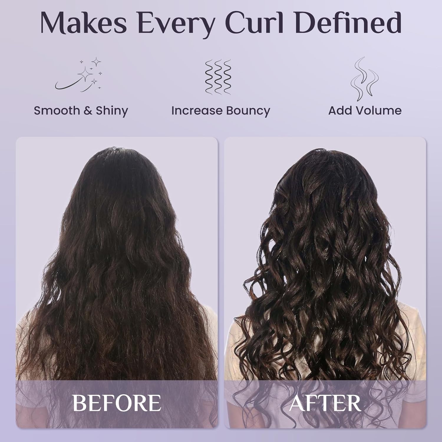 Rena Chris Curly Hair Brush Vented Styling Comb for All Hair Types Wet and Dry Use - Image 3