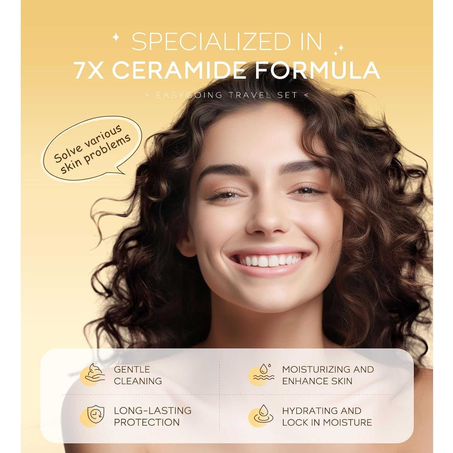Hydrating Skin Care Travel Kit for Women Teens 4 Mini Essentials Set - Image 4