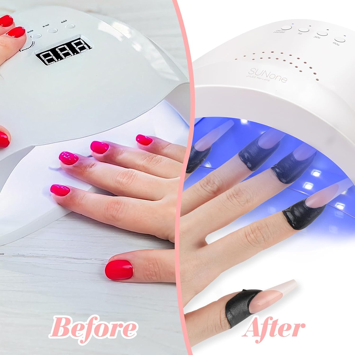 100 Pcs U-Shaped Nail Polish Protector Tape for Fingers and Cuticles UV Protection - Image 4