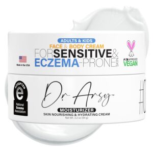 Eczema Cream for Face & Body | Ultra-Rich Relief & Repair Lotion for Itchy Skin | Clinically Tested | Vegan | For Adults & Kids | Made in USA | 3.2 oz