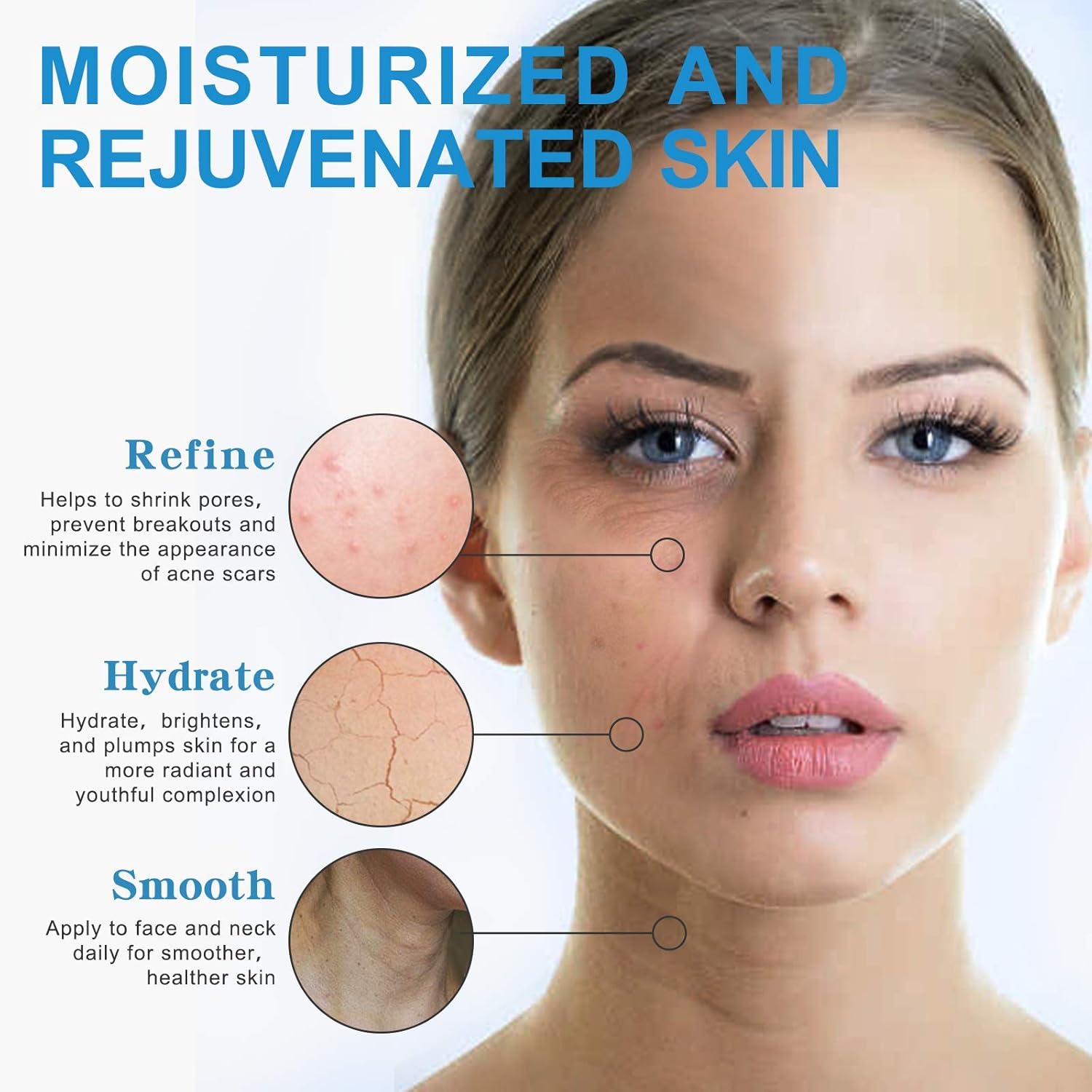 2 Oz Pure Hyaluronic Acid Serum with Vitamin C and E for Hydration and Anti-Aging - Image 4