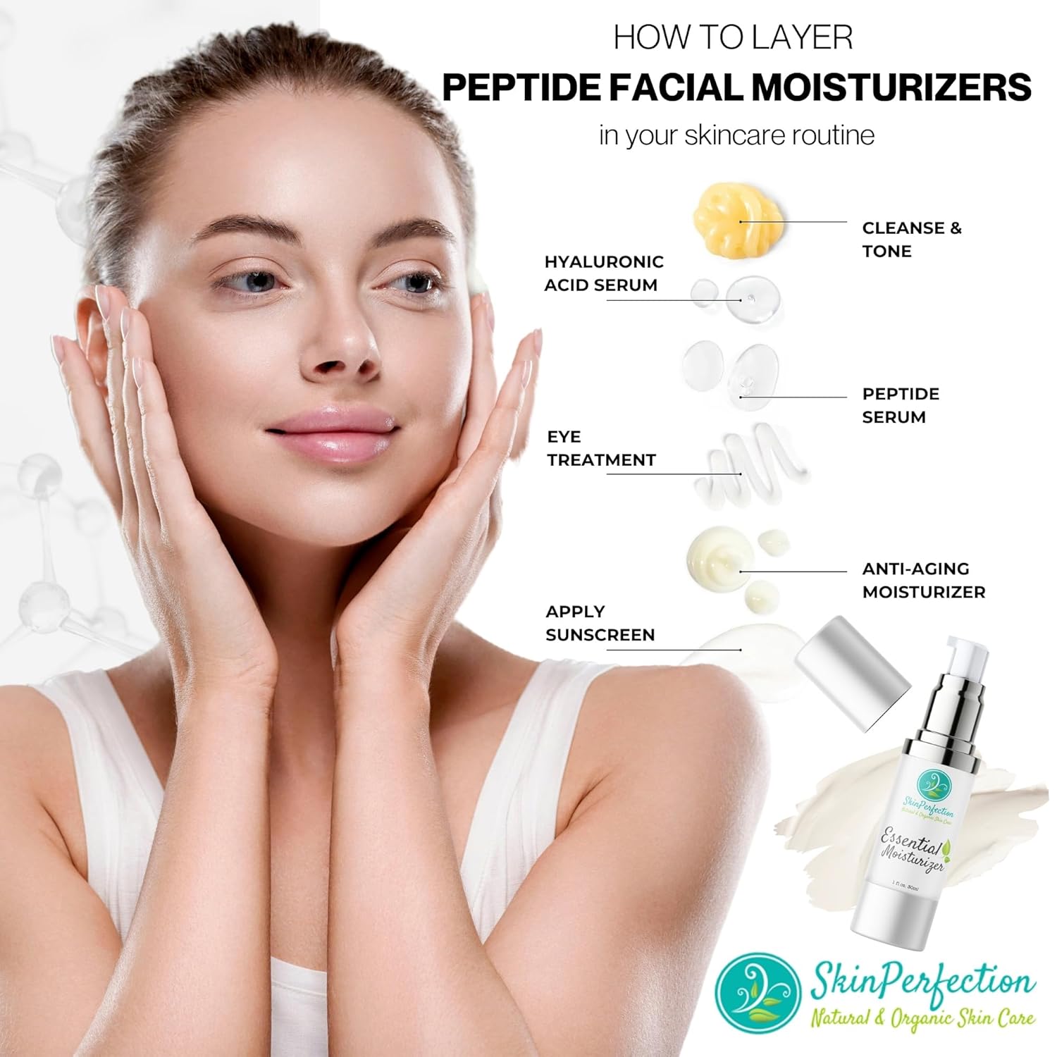 Organic Hydrating Essential Moisturizer 1 Oz for Skin Elasticity - Image 6
