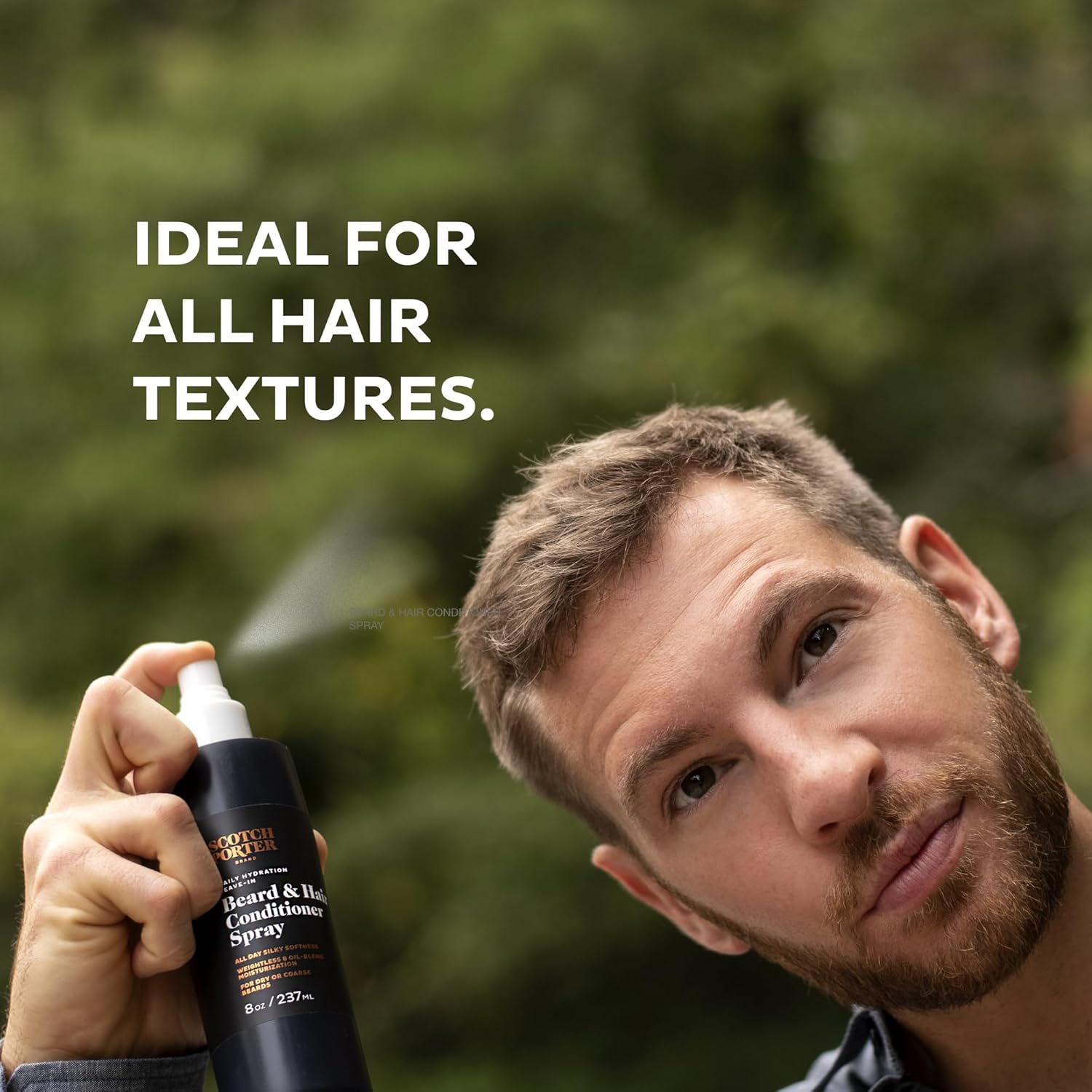 Scotch Porter Daily Hydration Conditioner Spray for Beard and Hair 8oz Coconut Avocado - Image 2