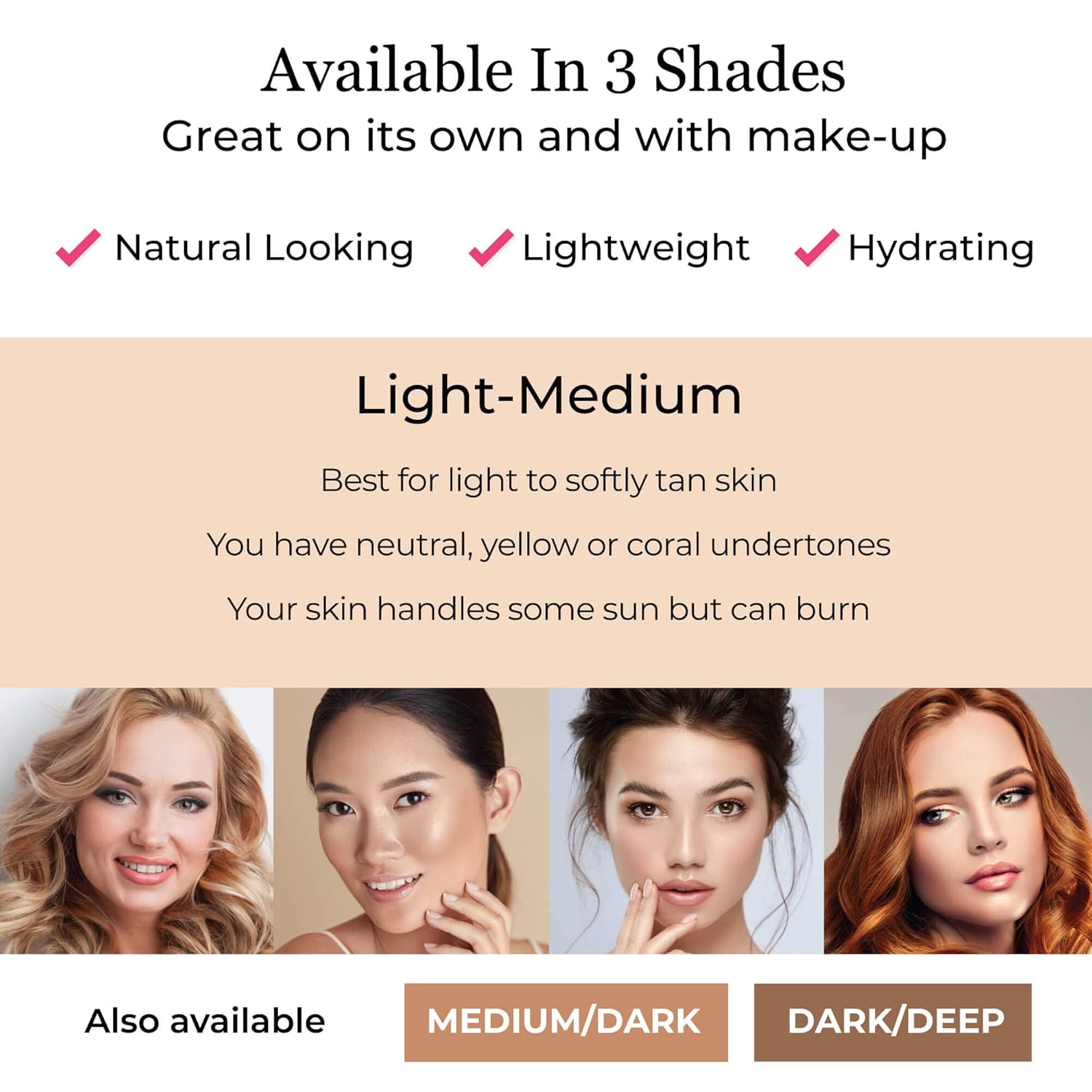 Tinted and Tightening Anti-Aging Eye Cream for Wrinkles, 0.5 oz, Smooths and Reduces Fine Lines - Image 3