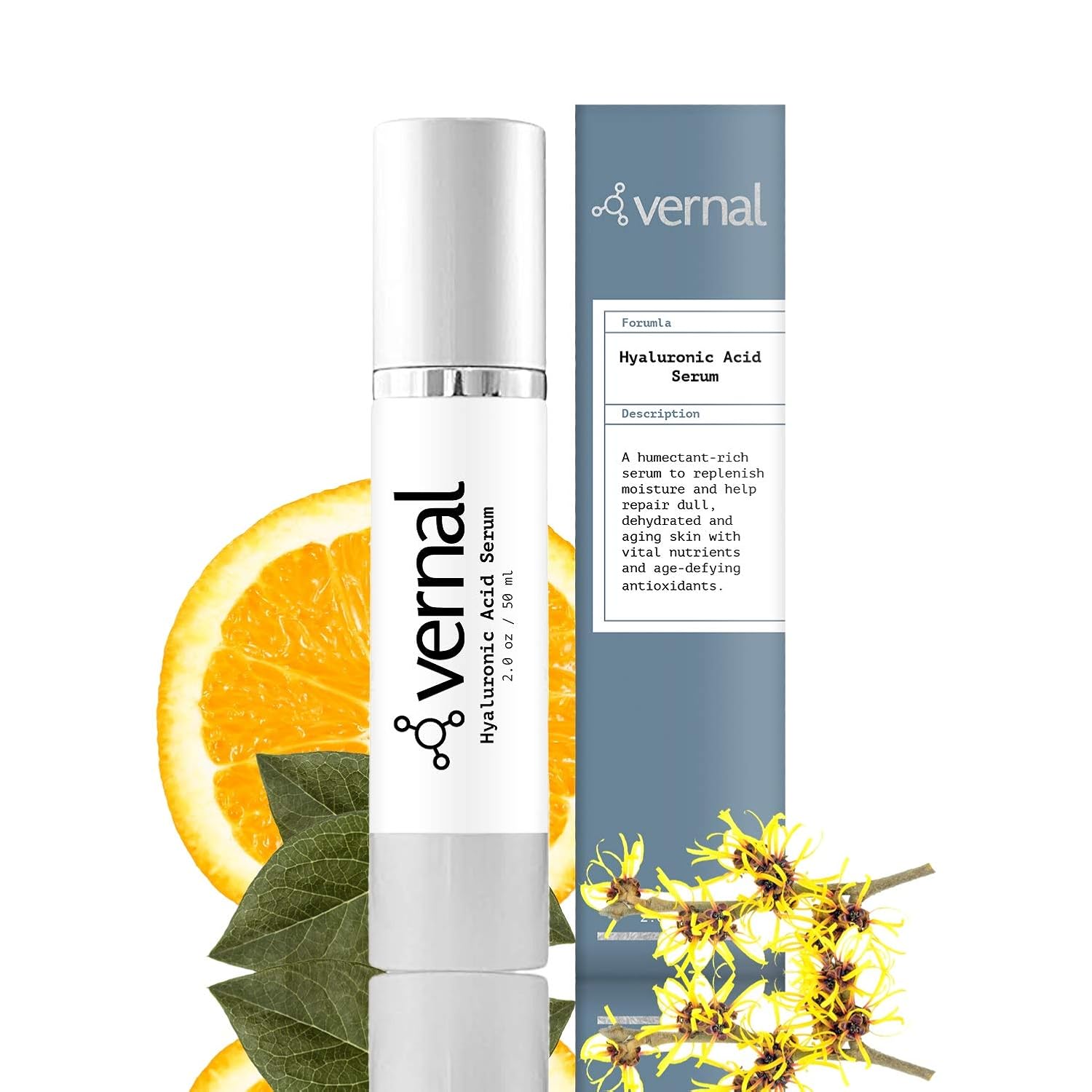 Vernal 100% Pure Hyaluronic Acid Serum 1 oz Anti-Aging Firming Skin with Vitamins C E - Image 7