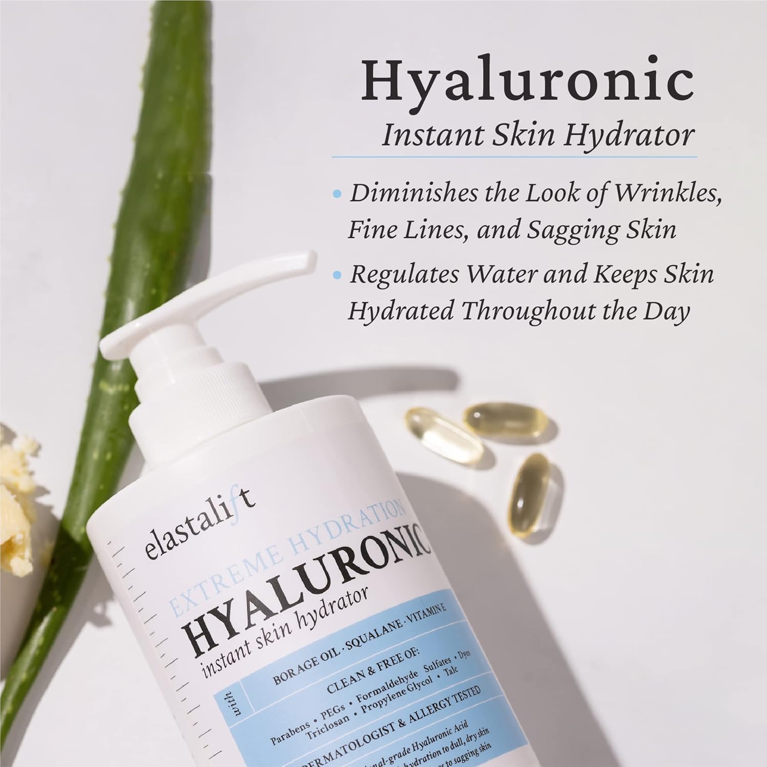 Elastalift Hyaluronic Acid Anti-Aging Body Lotion 15 Fl Oz for Mature Skin - Image 3