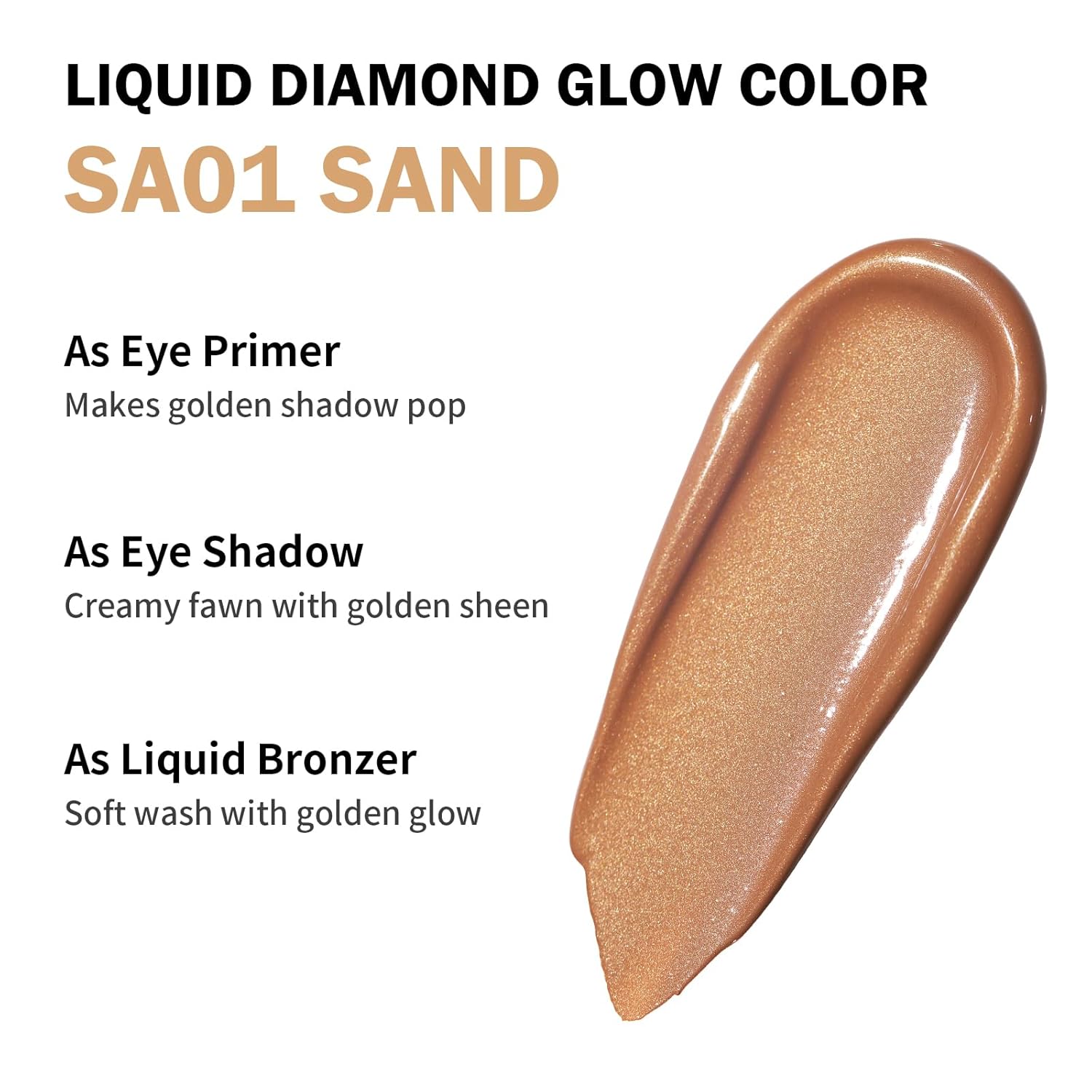 Oulac Matte Liquid Eyeshadow Duo Base & Bronze Buildable Vegan 10ml - Image 3