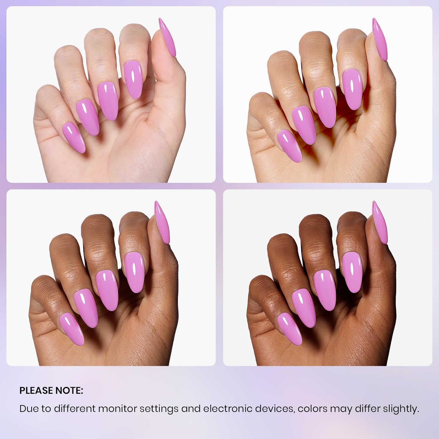 Beetles 15ml Purple Gel Nail Polish for DIY Manicure Nail Art Gift Set - Image 5