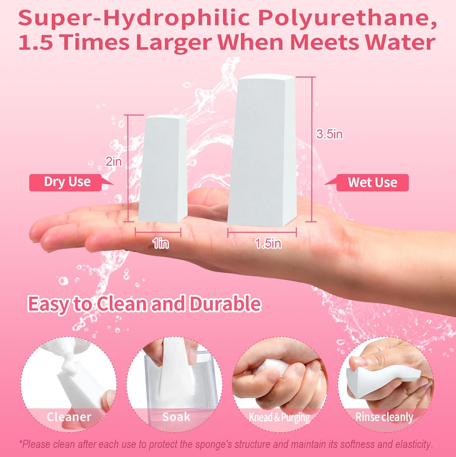 108 Pcs Latex-Free Triangle Makeup Sponges for Flawless Foundation, Includes Two Pouches - Image 4