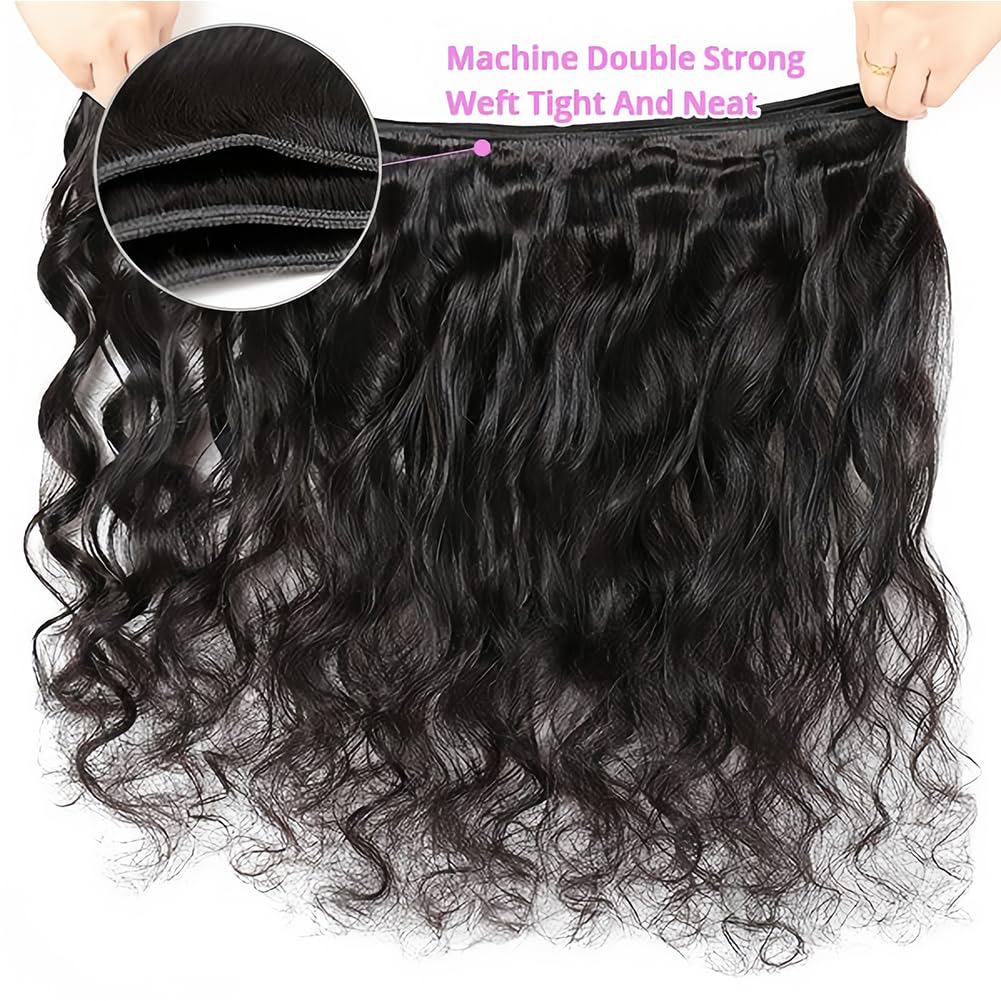 12A Body Wave Brazilian Human Hair Bundles 400g, 20 18 16 14 Inch, Natural Black - Image 4
