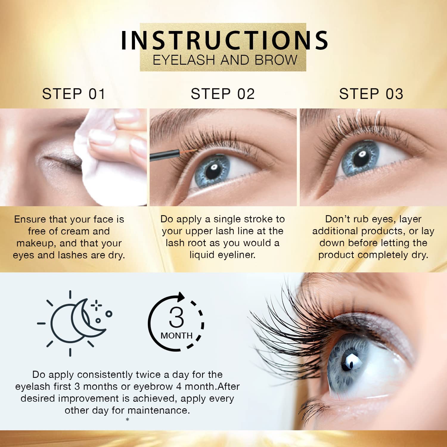 5ml Lash Enhancing Serum for Women: Promotes Thicker, Fuller, Longer Eyelashes - Image 5