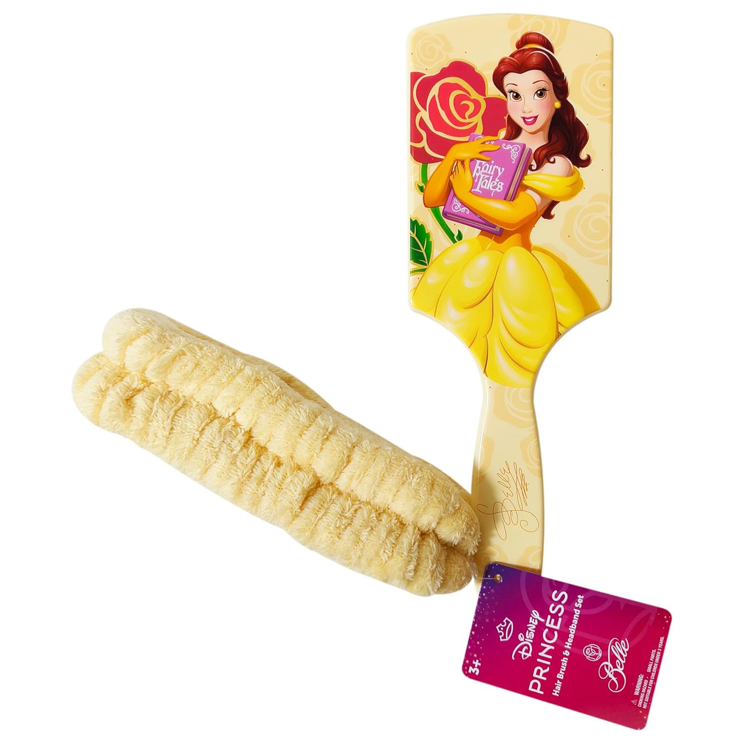 LUV HER Disney Bella Girls Hair Brush and Spa Headband Set for Ages 3+ - Image 8