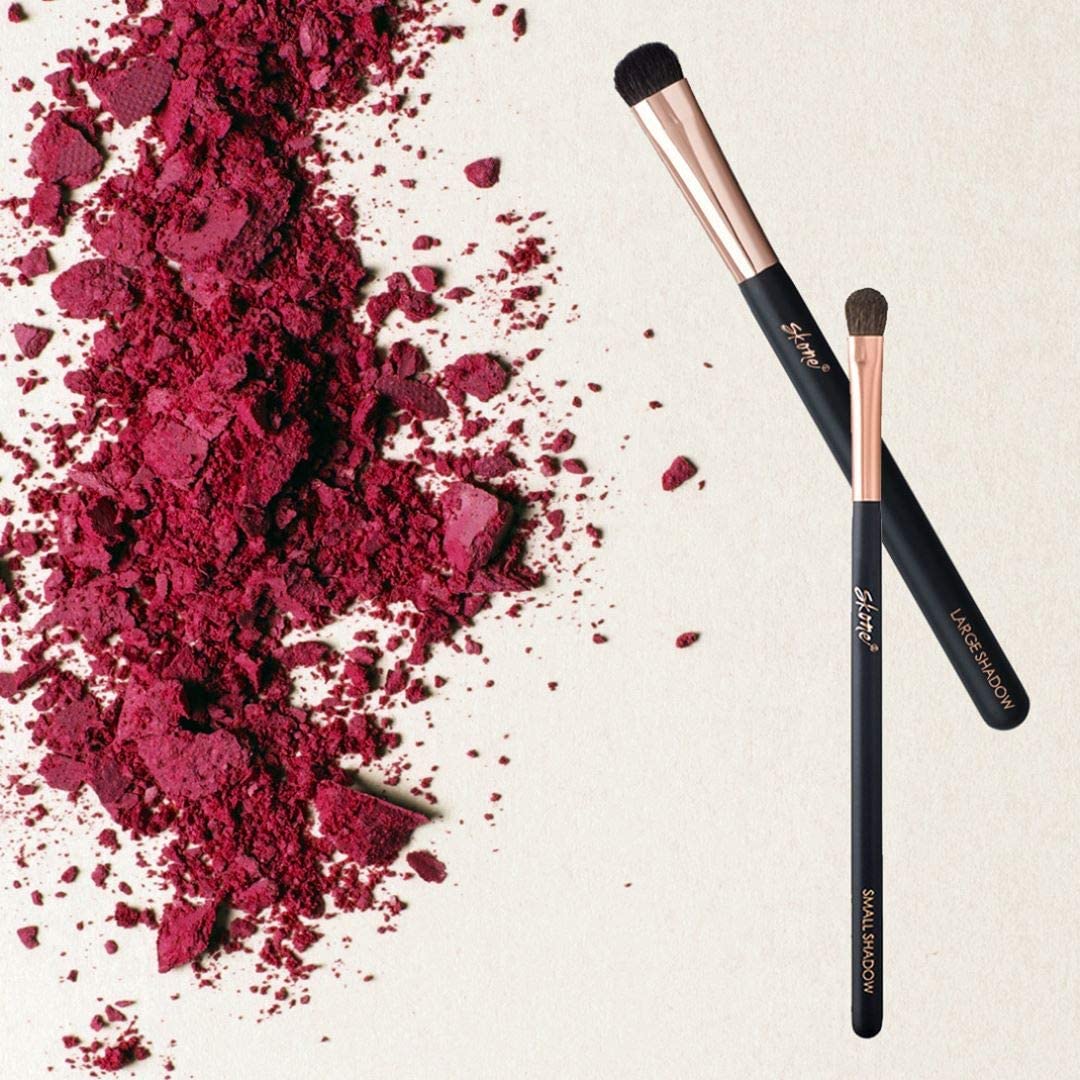 Skone Cosmetics Small Nylon Makeup Brush for Eye Shadow and Eyebrows - Image 4
