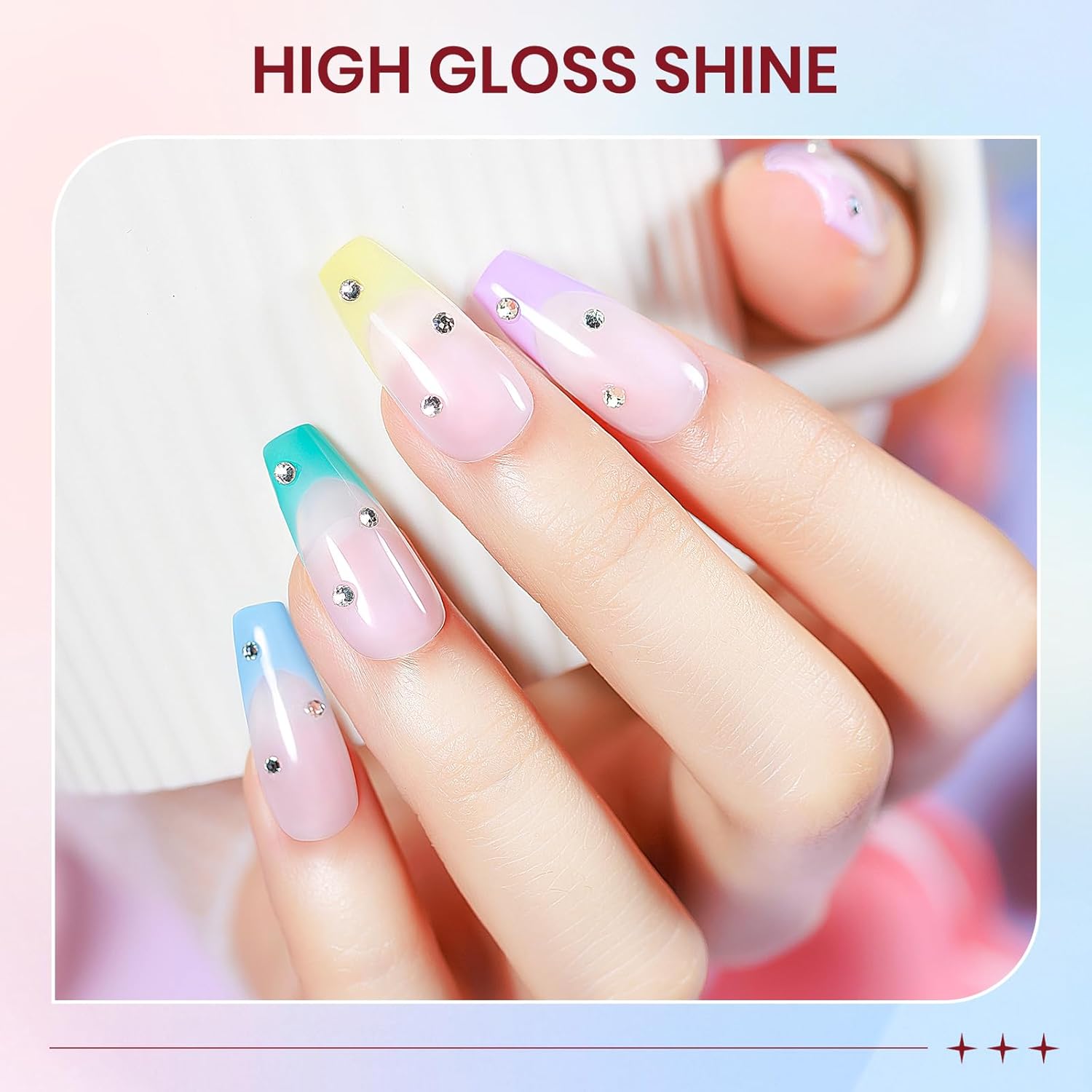 Pastel Nail Polish Set 5 Colors Quick Dry Non-Gel Lacquer for Home Manicures - Image 5