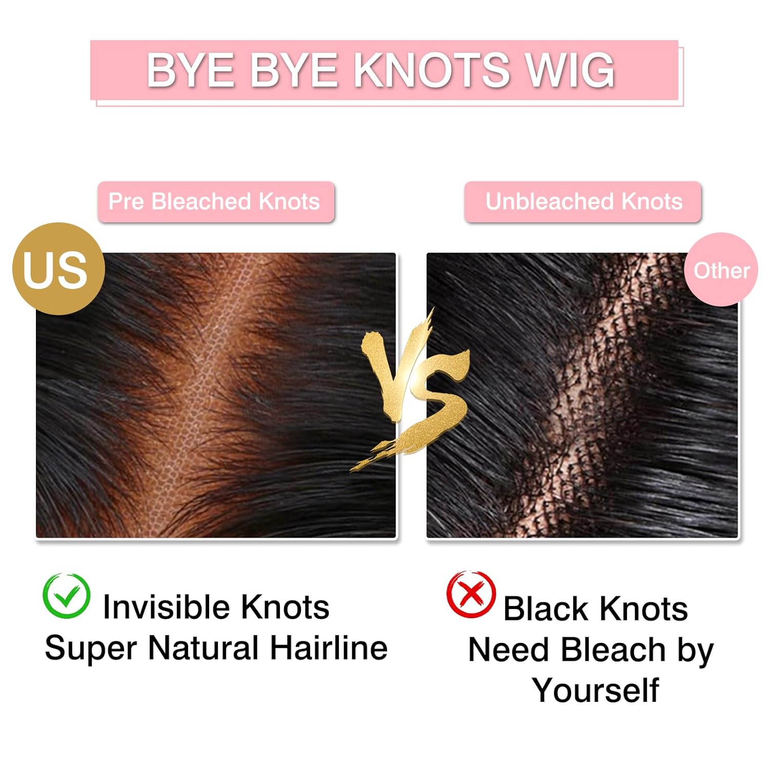 30 Inch 13x6 Deep Wave Human Hair Lace Front Wig Pre Plucked Bleached Knots - Image 5